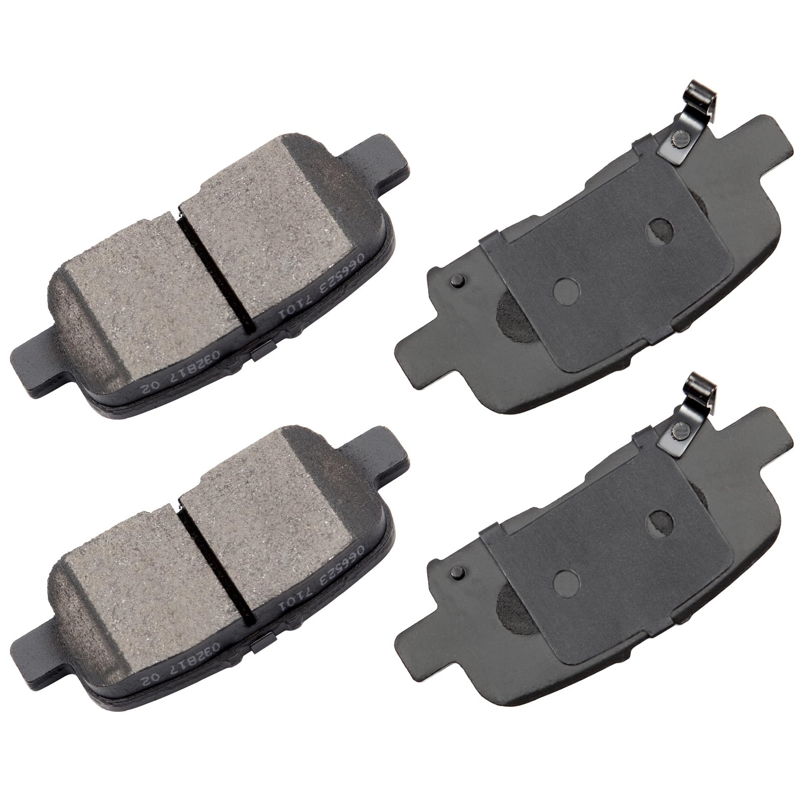 Cciyu D865 Rear Ceramic Brake Pads Kits 4Pcs Fit For 2001-2006 For Acura Mdx,2002-2004 For Honda Odyssey,2003-2008 For Honda Pil