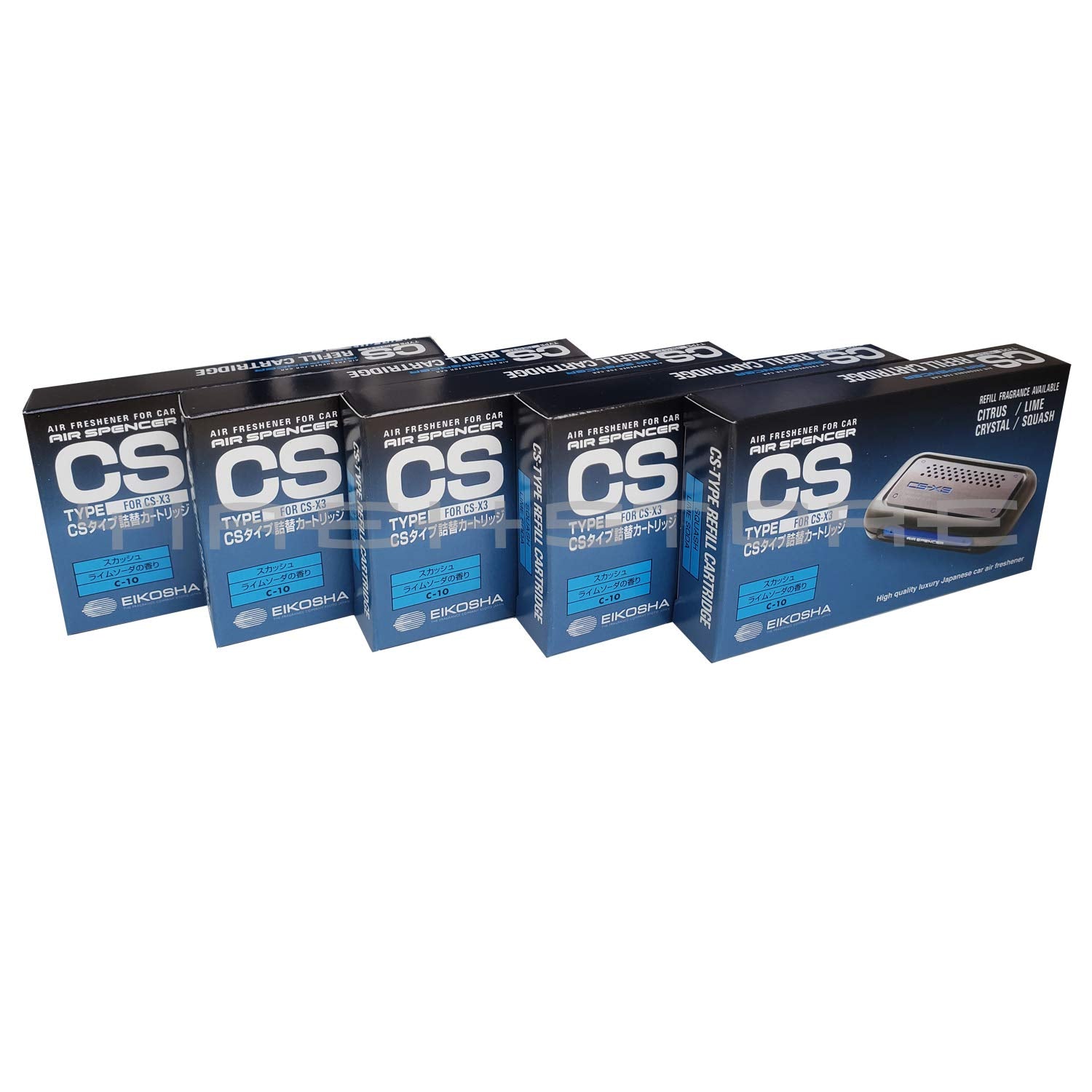 Air Spencer Pack Of 5 Csx3 Squash Refill Cartridge Air Freshener