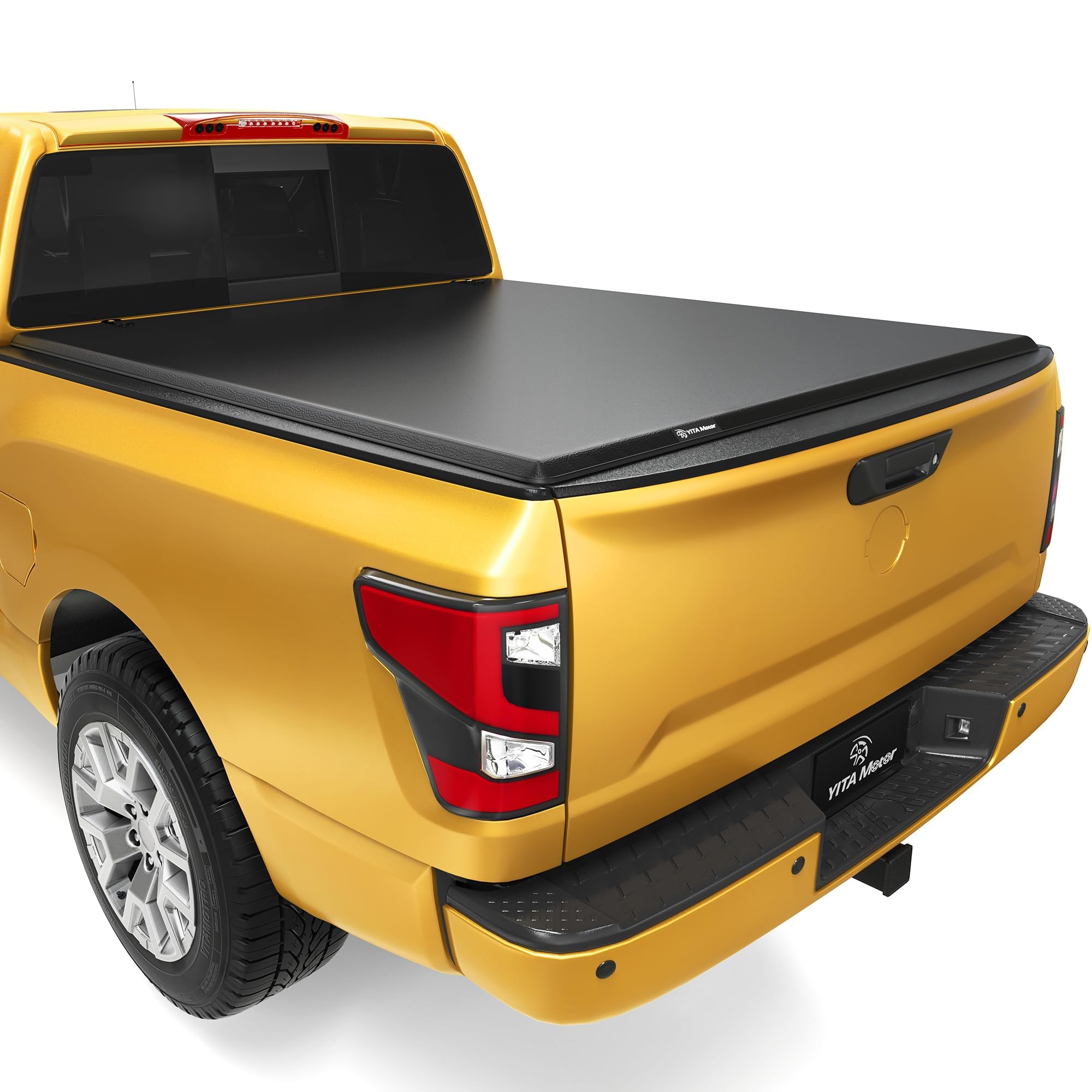 Yitamotor Soft Tri-Fold Truck Bed Tonneau Cover Compatible With 2005-2025 Nissan Frontier(No M  Xico), Fleetside 5 Ft Bed