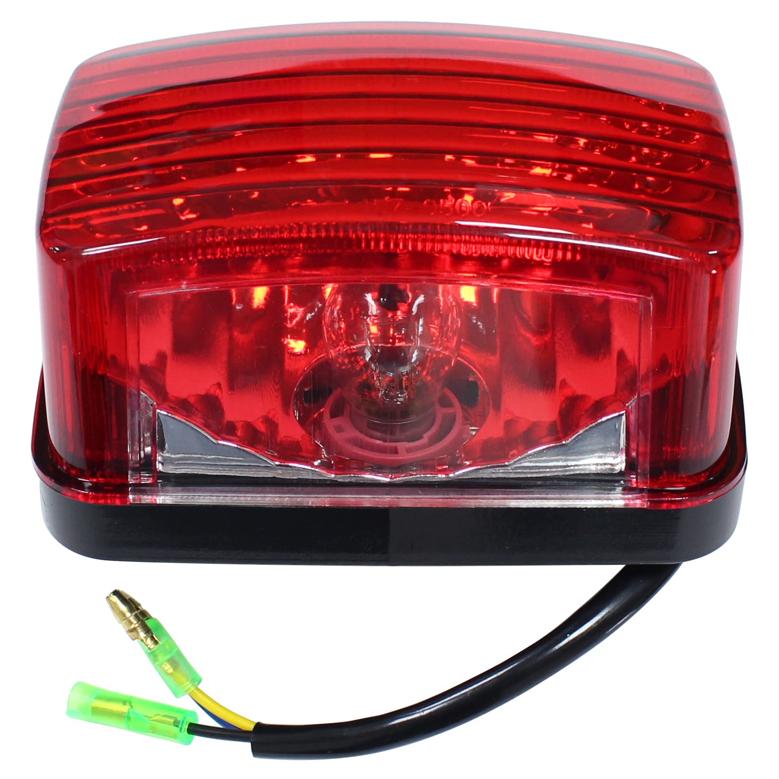 Applianpar Rear Brake Tail Light For Yamaha Blaster 200 Banshee Wolverine Warrior 350 Grizzly 125 350 400 450 550 660 700