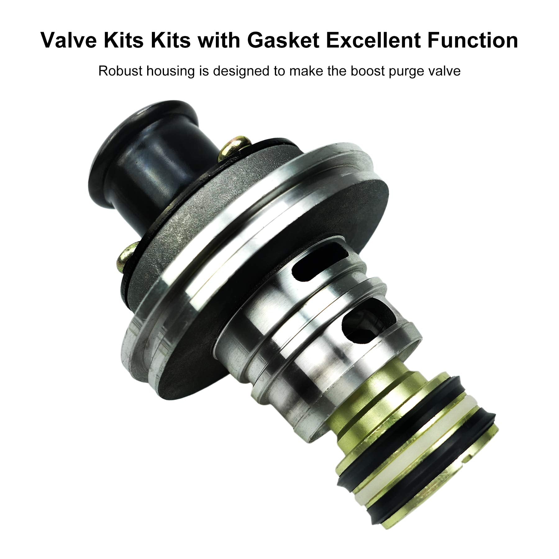 Nahntaipy Purge High Boost Valve Kit with Gasket for Bendix Air Dryer 12V, Silicone, 10x7.5x7.5cm, Replace 801266,
