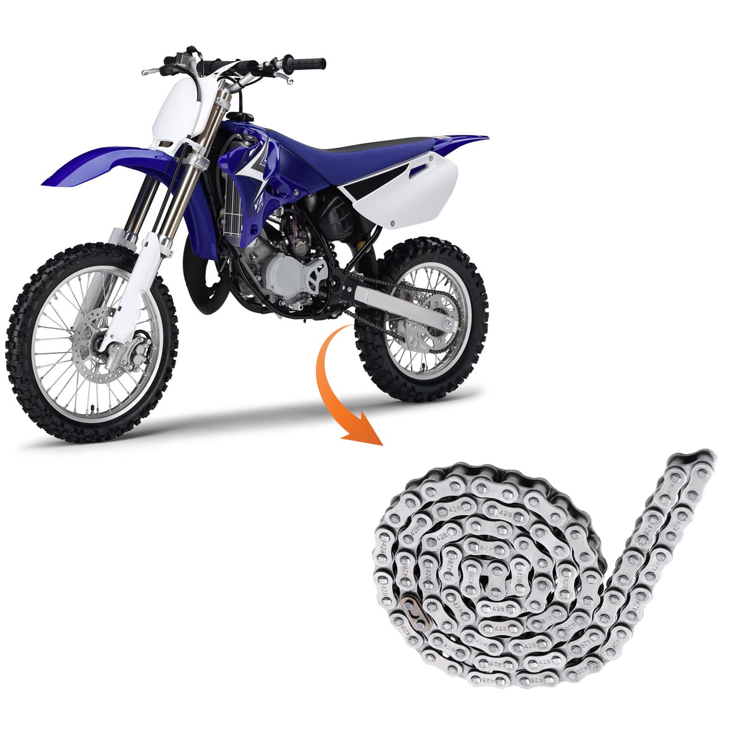KAMIER Heavy Duty 428 Drive Chain Breaker for 70cc-125cc Dirt Bikes & ATVs