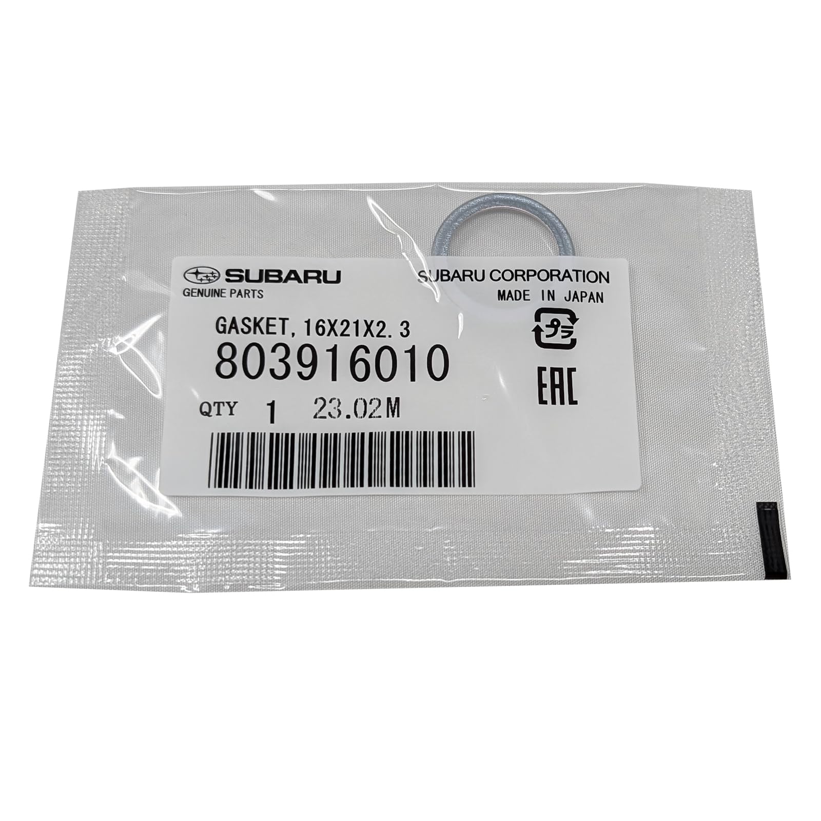 Subaru Engine Oil Filter & Crush Gasket Kit, Synthetic Fiber & Metal, 6 Pack, Model 15208AA21A, Compatible with Outback, Legacy, Impreza, Forester,