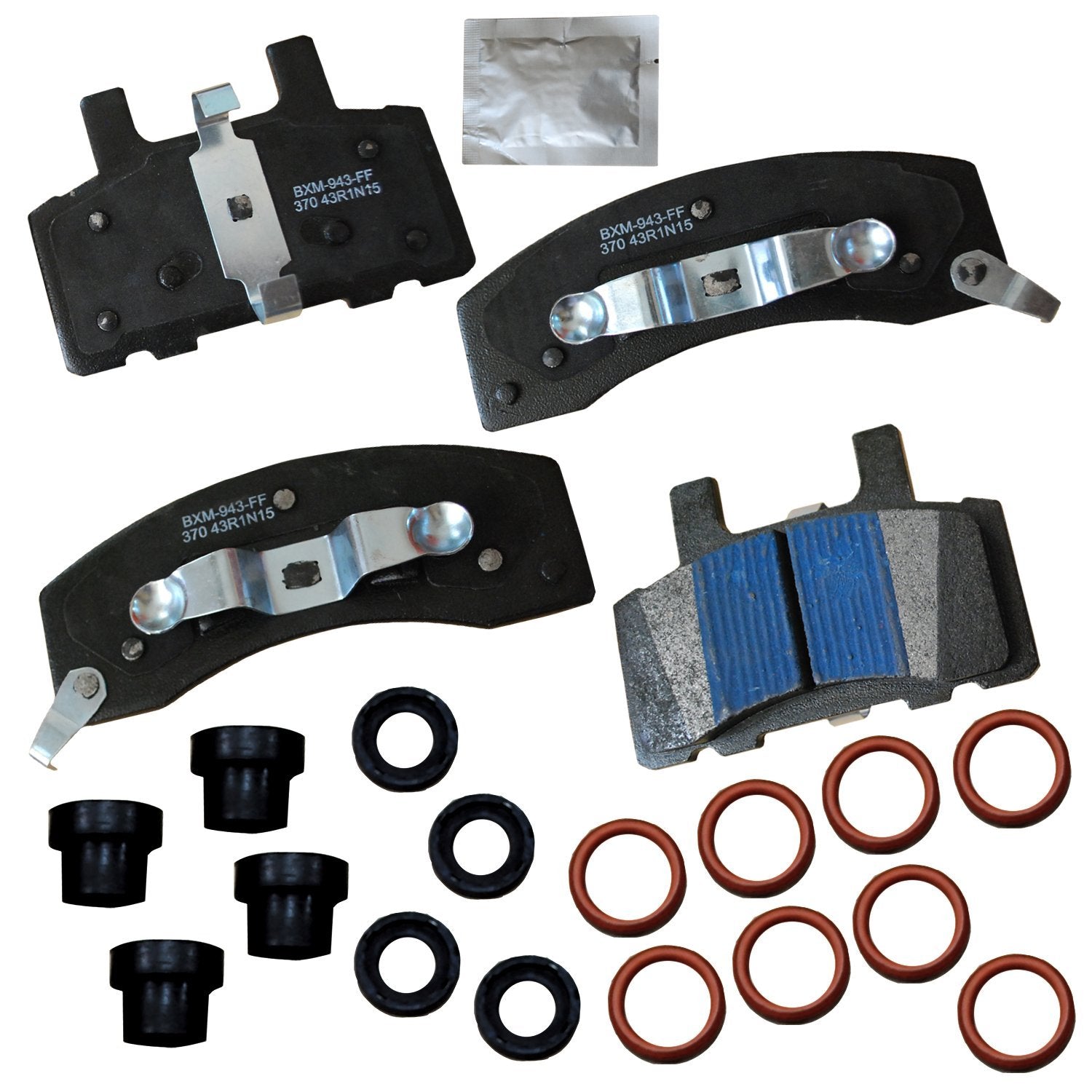 Bendix Premium Sbm370 Semi-Metallic Front Brake Pads For Select Models Chevrolet C35,C1500 Suburban,C2500,C2500 C3500,C3500Hd,Ex