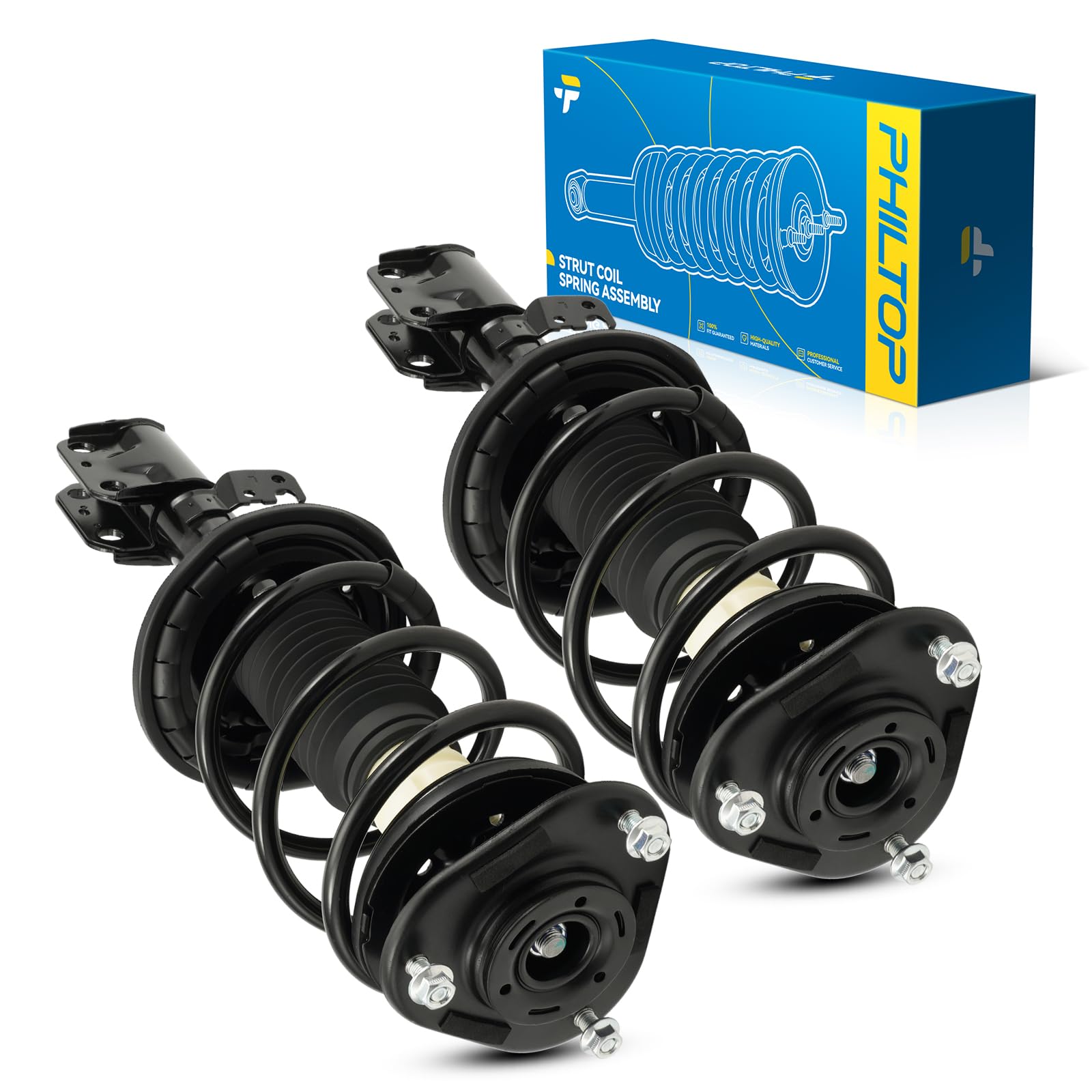 Philtop Front Complete Struts Shock Absorber For Tc 2005-2010, Quick Suspension 172390 172391, Struts With Coil Spring Assemblie