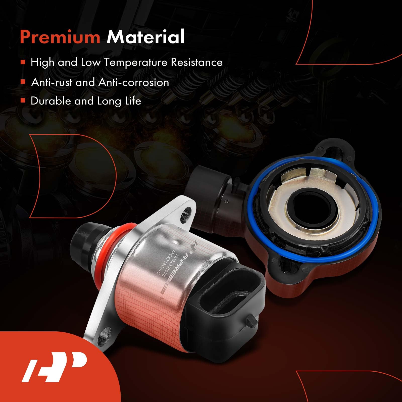 A-Premium Idle Air Control Valve Iac + Throttle Position Sensor Tps Compatible With Chevy, Gmc, Cadillac, Pontiac - 99-02 - Silv