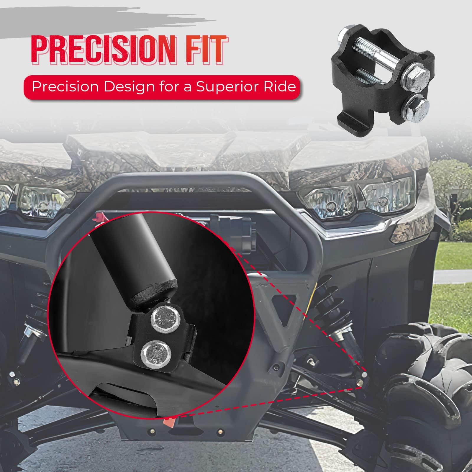 KEMIMOTO UTV Lift Kit - 2" Lift for Can Am Defender HD5/HD8/HD10/XMR 500 800 1000 (2016-2023)