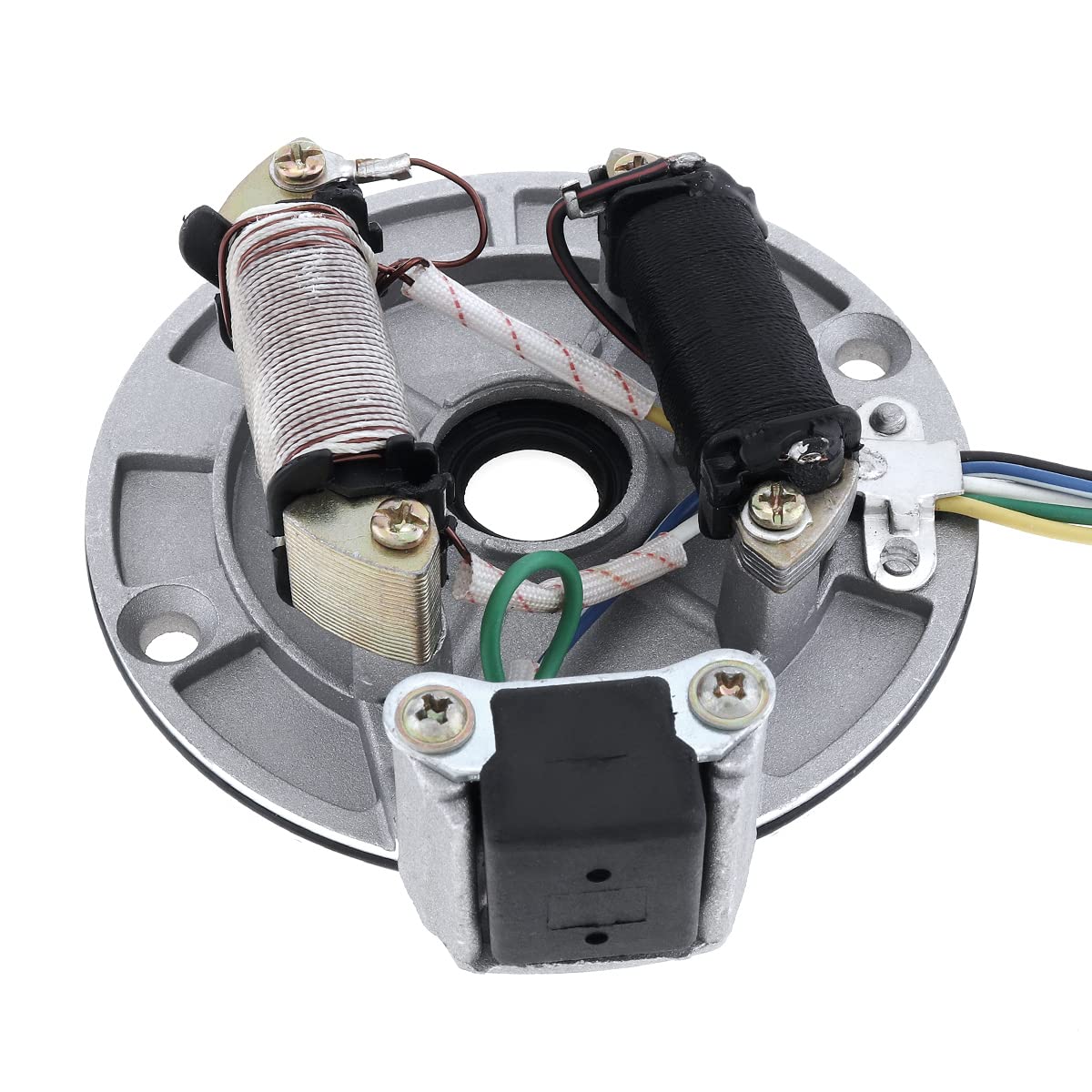 Windance 2 Coil Ignition Magneto Stator Plate for 50cc-125cc Chinese Dirt Bikes, Model XLL_AUP_506, ATV Quad Compatible