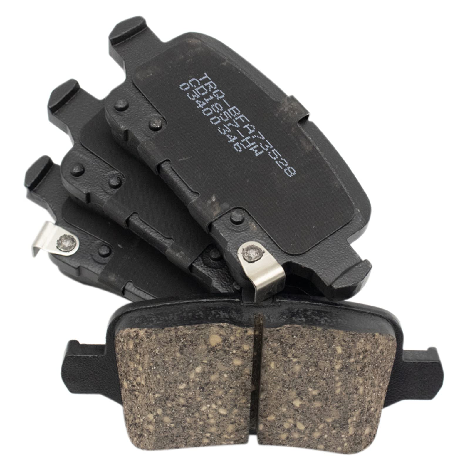 TRQ Rear Brake Pads Ceramic Compatible with 2018 Buick Regal Sportback Regal TourX 2017-2022 Chevrolet Bolt EV 2016-2019 Cruze E