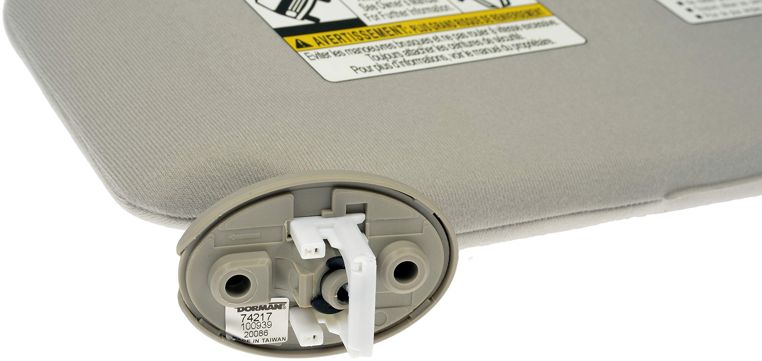 Dorman 74217 Driver Side Sun Visor Compatible With Select Toyota Models, Gray