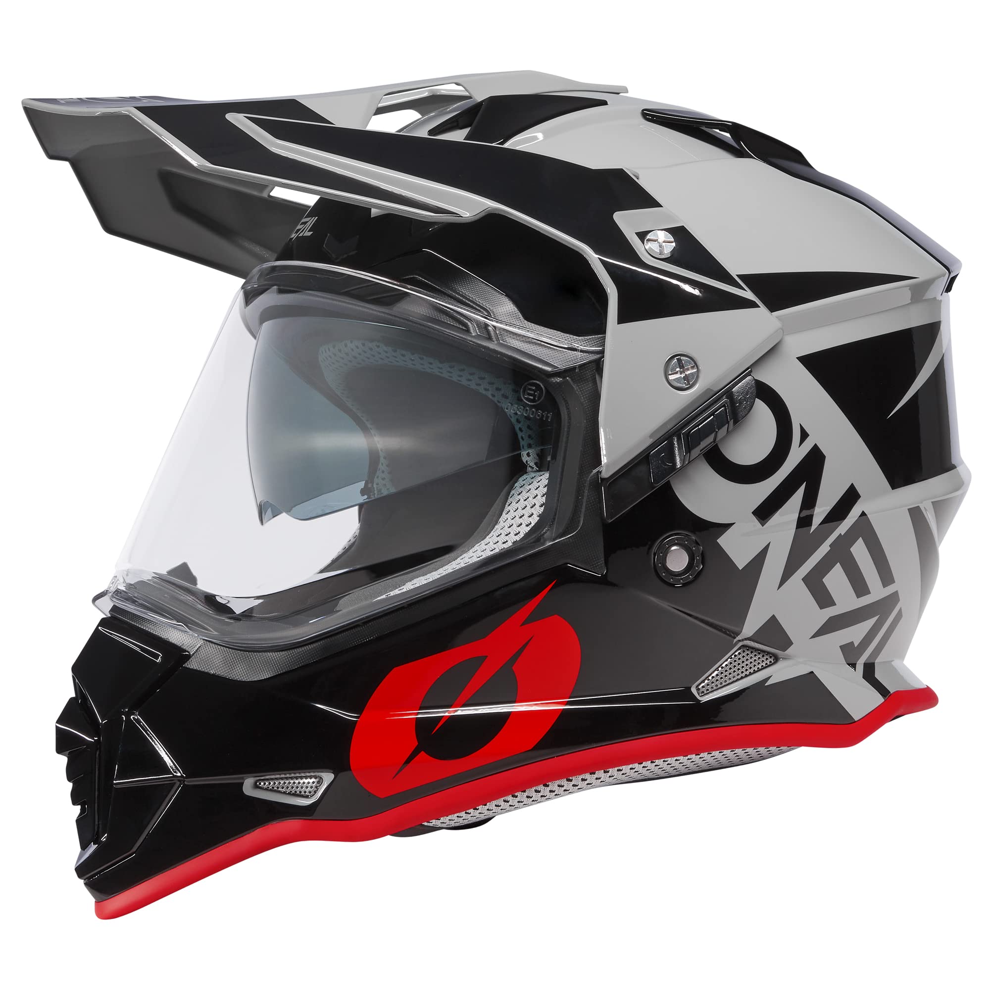 O'Neal Sierra Helmet, Gray/Black/Red Sm