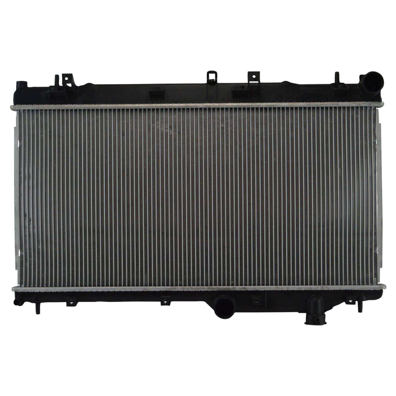 Trq Radiator Assembly Aluminum Core Compatible With 16-17 Subaru Crosstrek 09-13 Forester 08-14 Impreza 13-15 Xv Crosstrek Cu130