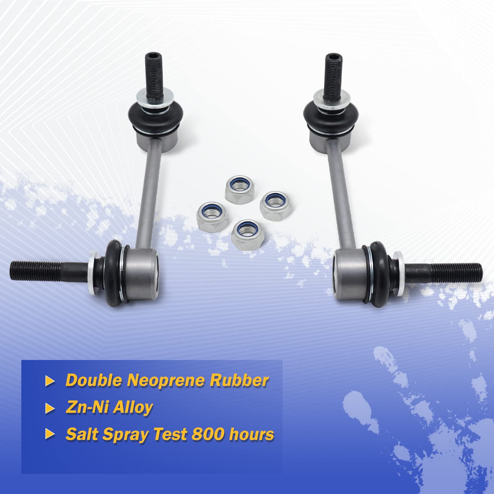 Zinc-Nickel Alloy Stabilizer Sway Bar Links For 2003-2021 Toyota 4Runner 2007-2014 Fj Cruiser 2003-2009 Lexus Gx470 K90683&K9067