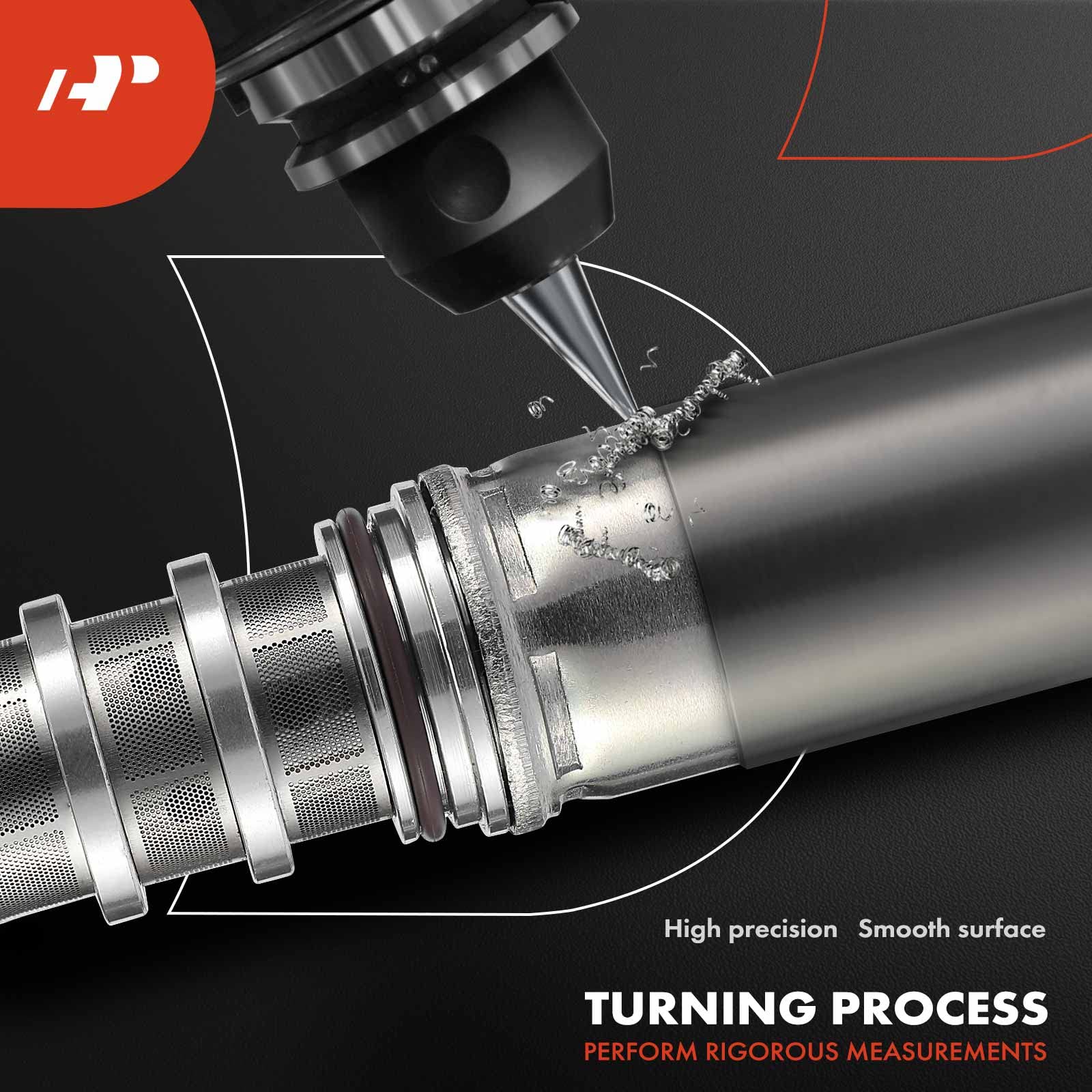 A-Premium 2-Pc Engine Variable Valve Timing (Vvt) Variable Camshaft Timing (Vct) Control Solenoid Compatible With Ford, Lincoln