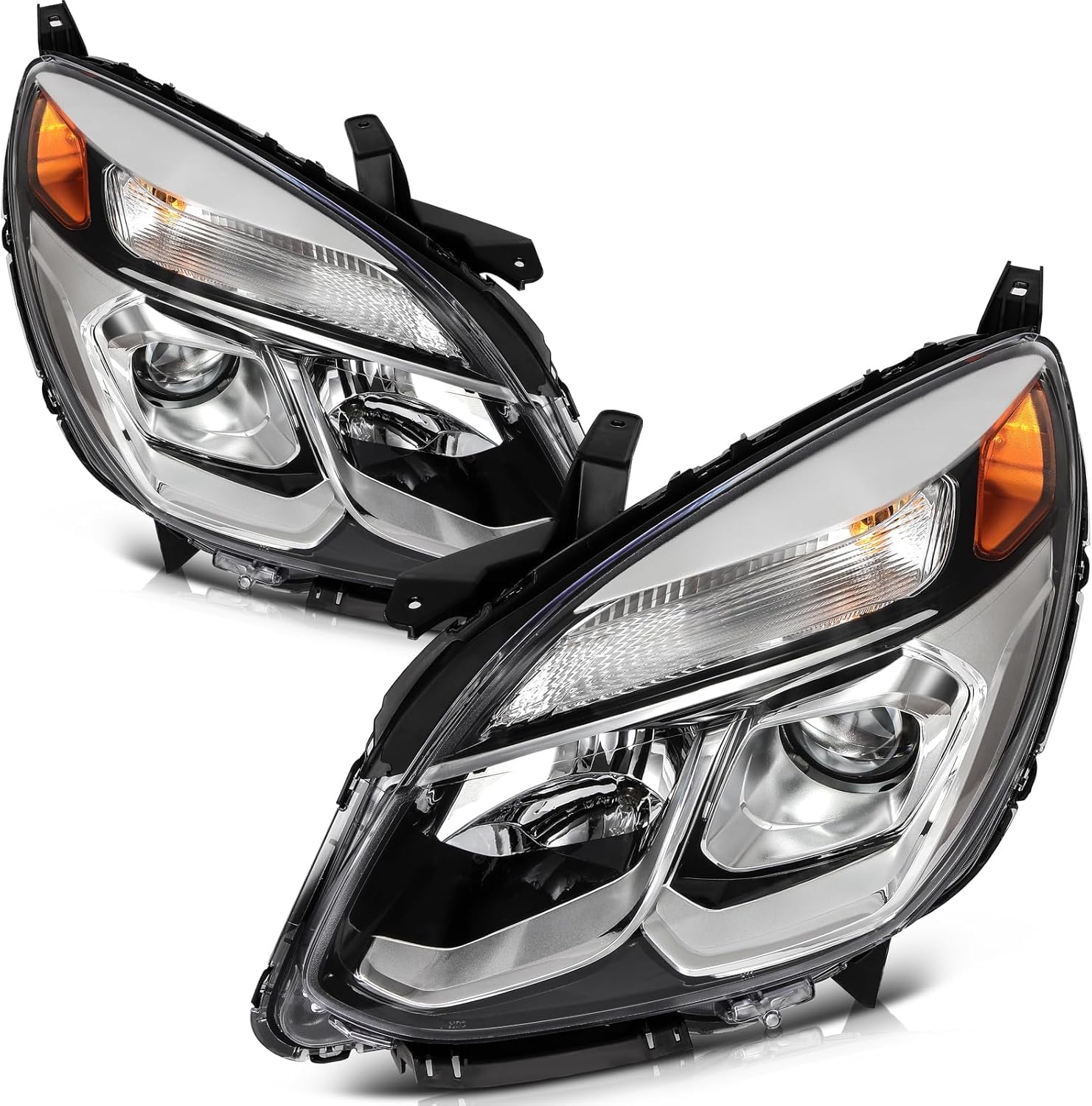 LBRST Headlight Fit 2016-2017 for Equinox Pair Headlight Assembly GM2502424