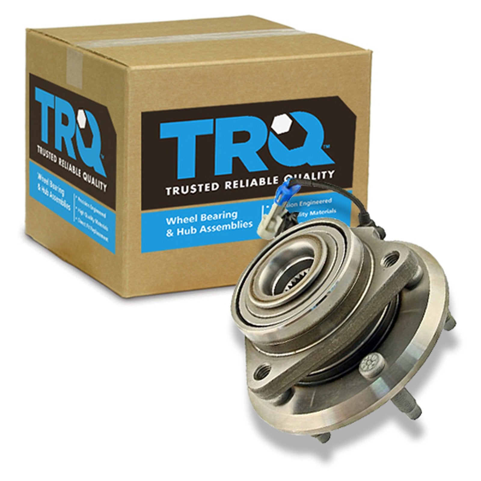 Trq Front Left Right Wheel Hub Bearing Assembly Driver Passenger Side Compatible With 2012-2015 Chevrolet Captiva Sport 2007-200