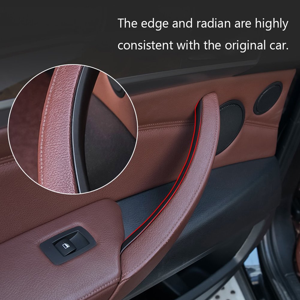 Jaronx For Bmw X5 X6 Door Pull Handle, Inner Door Trim Grab Cover Passenger Side Right Front/Right Rear Door Armrest Bracket (Fi