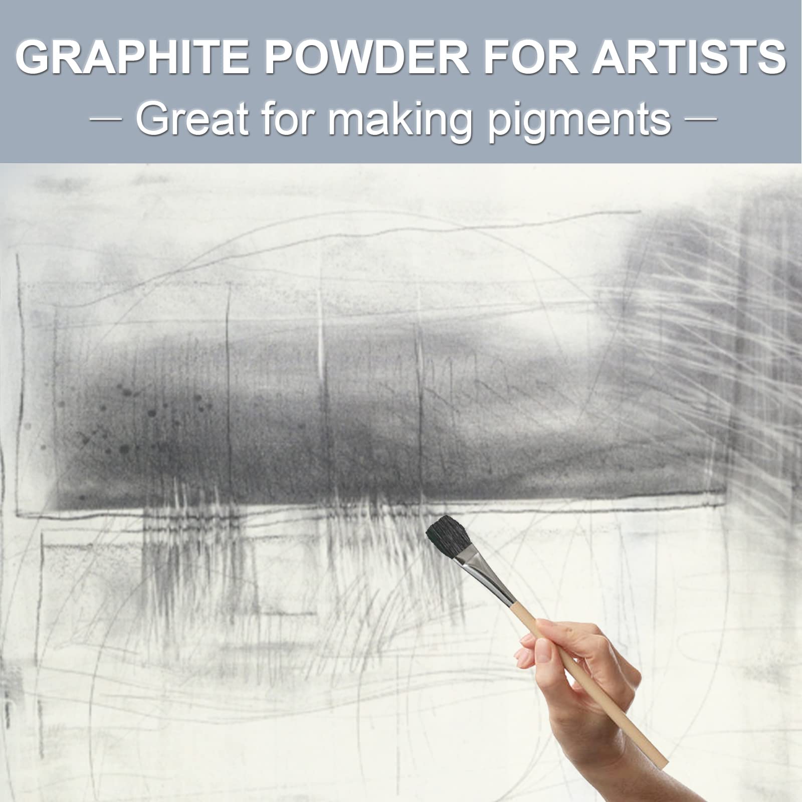 1 Quart Microfine Pure Graphite Powder, Excellent Dry Powdered Graphite Lubricant For Locks, Bearings, Fishing Reels, Etc. Also Enhances Bearing Corrosion Resistance - By Titggi