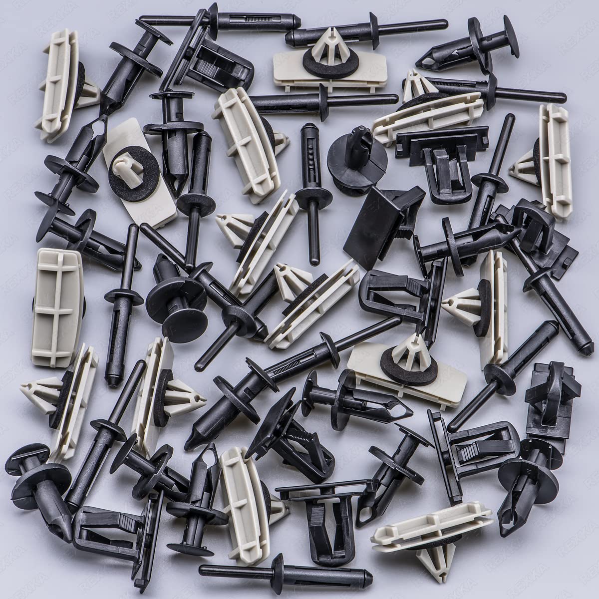 Rexka 55pcs Wheel Fender Flare Clips Hardware Kit for Jeep Liberty 2006-2012, OEM Replacement Parts, Durable and Reliable