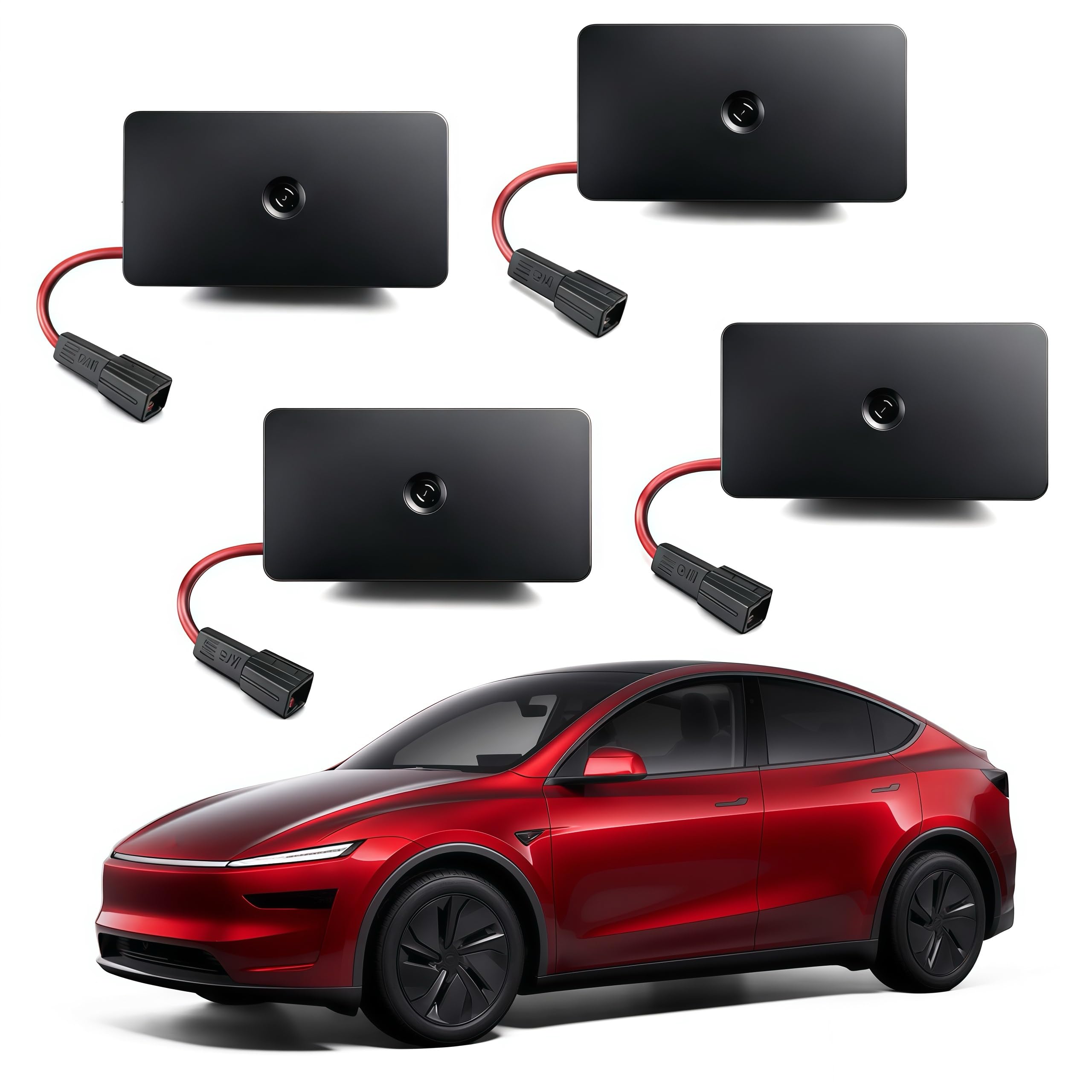 2026 Upgraded Accessories Compatible with Model Y Juniper Model 3 Highland X S, Ultra-Bright HD Car Door Lights Logo Projector, 