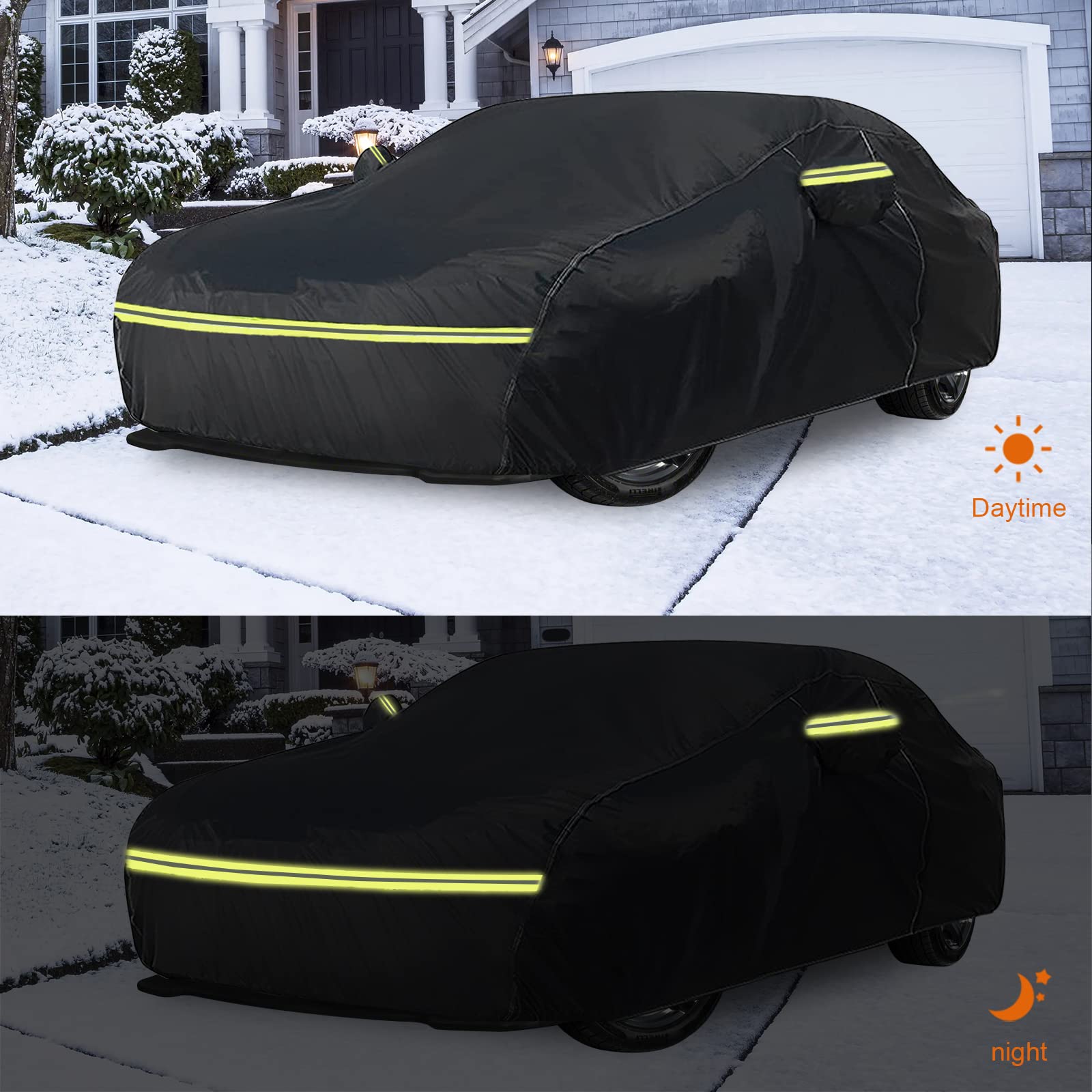 Waterproof Car Covers Replace For 1996-2022 Mercedes-Benz Slk/Slc Class, 6 Layers All Weather Car Cover With Zipper Door & Windp