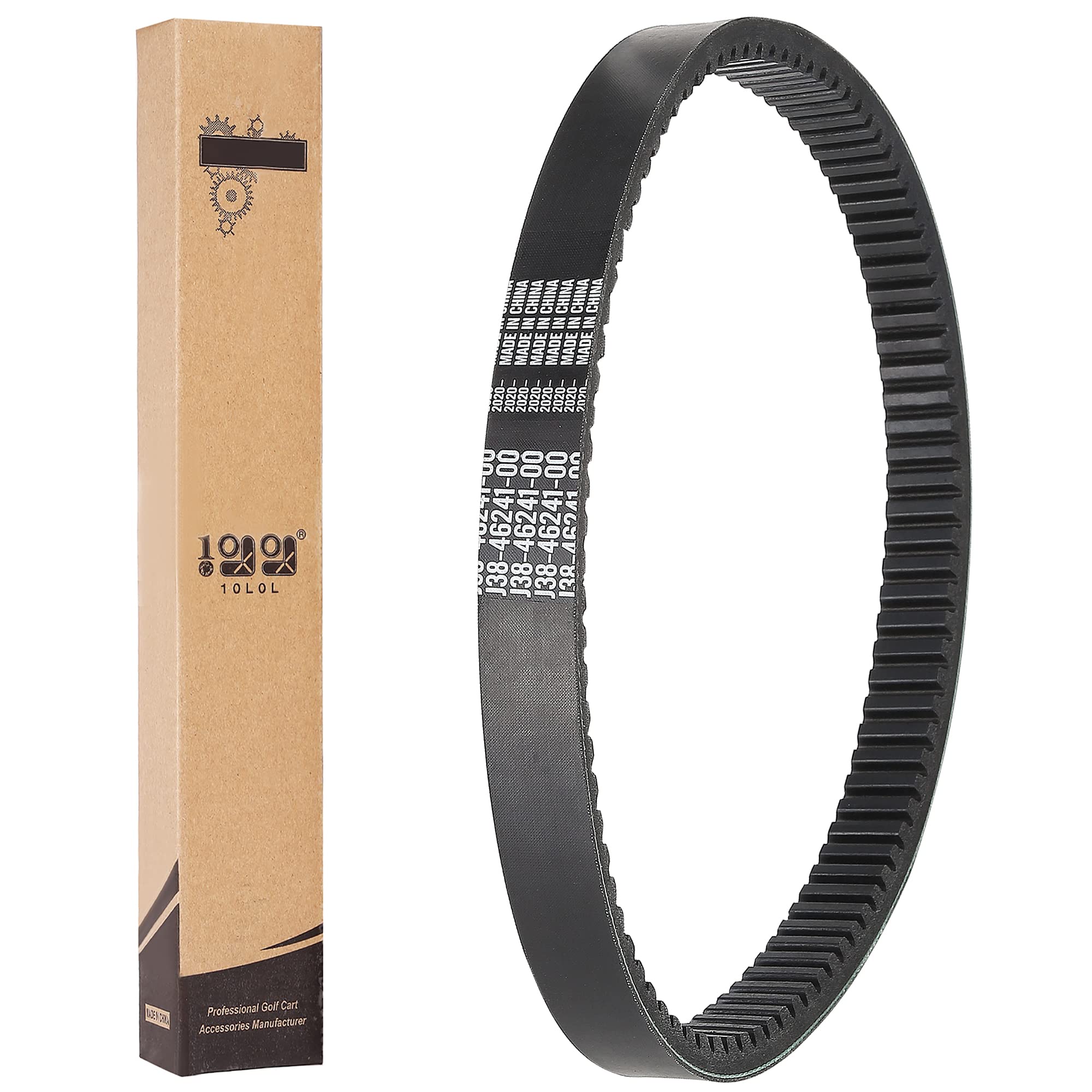 10L0L Clutch Drive Belt For Yamaha G2 G5 G8 G9 G11 G14 G16 G19 G20 G21 G22 G29/Drive 4 Cycle Gas Golf Cart, Oem J38-46241-00, J5