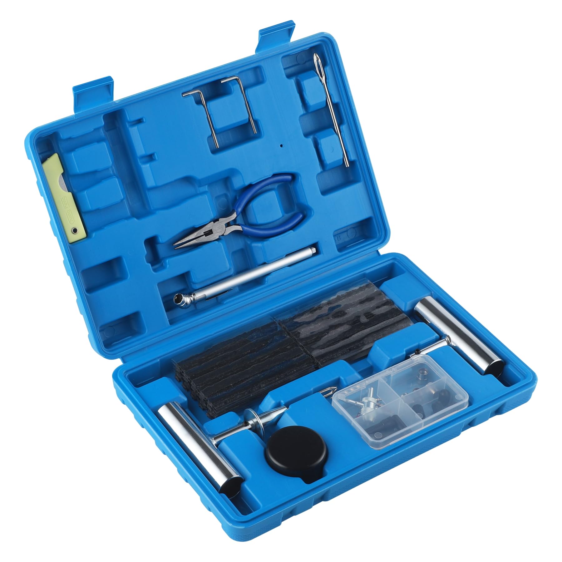 Singaro Tire Repair Kit With Plugs, 68Pcs Tire Plug Kit Heavy Duty Professional For Car, Motorcycle, Jeep, Truck, Tractor Flat T