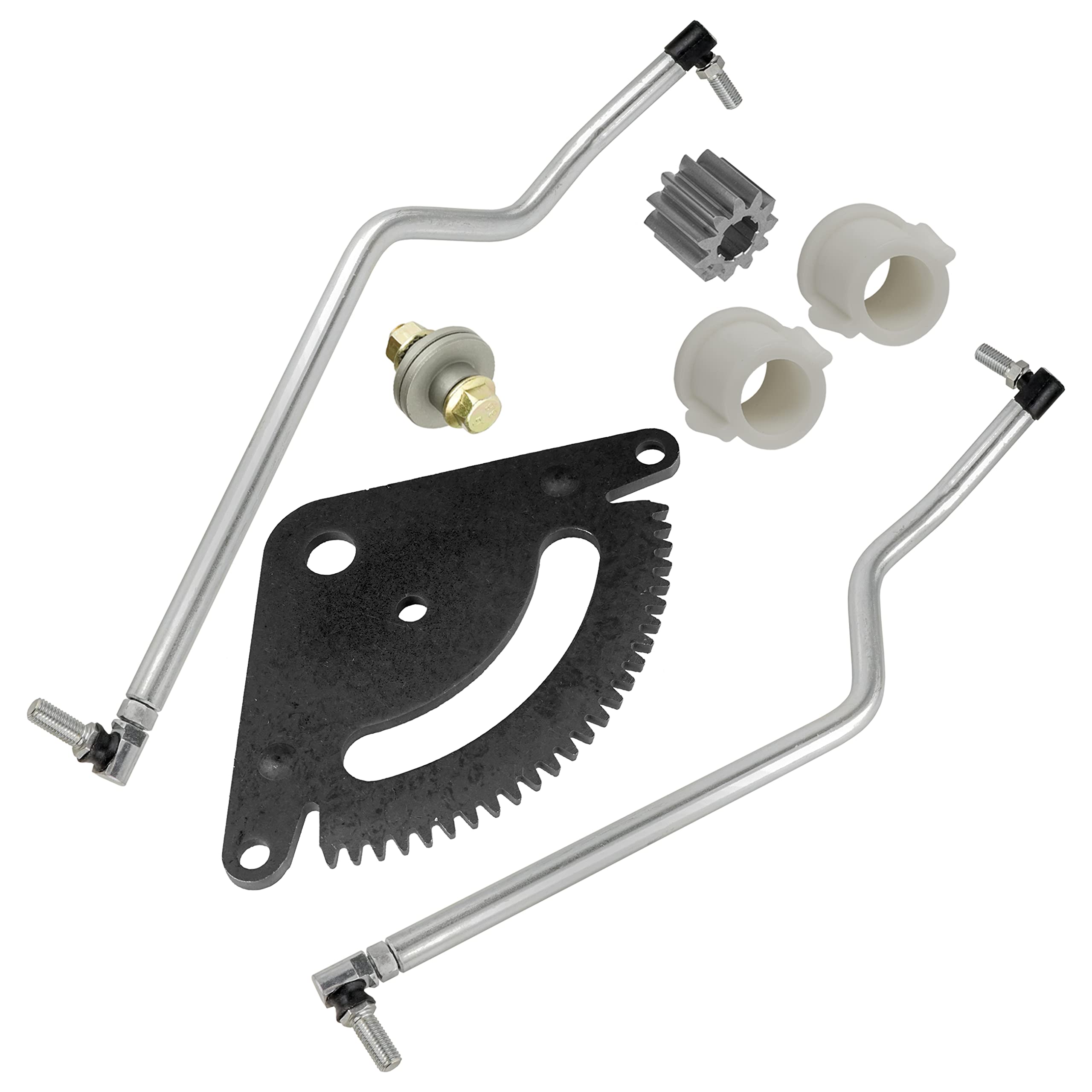 Caltric Selective Sector Drag Link Kit Compatible with John Deere G110 L100 L105 L107 L108 L110 L111 L118 L120 L130 Sabre 14.542