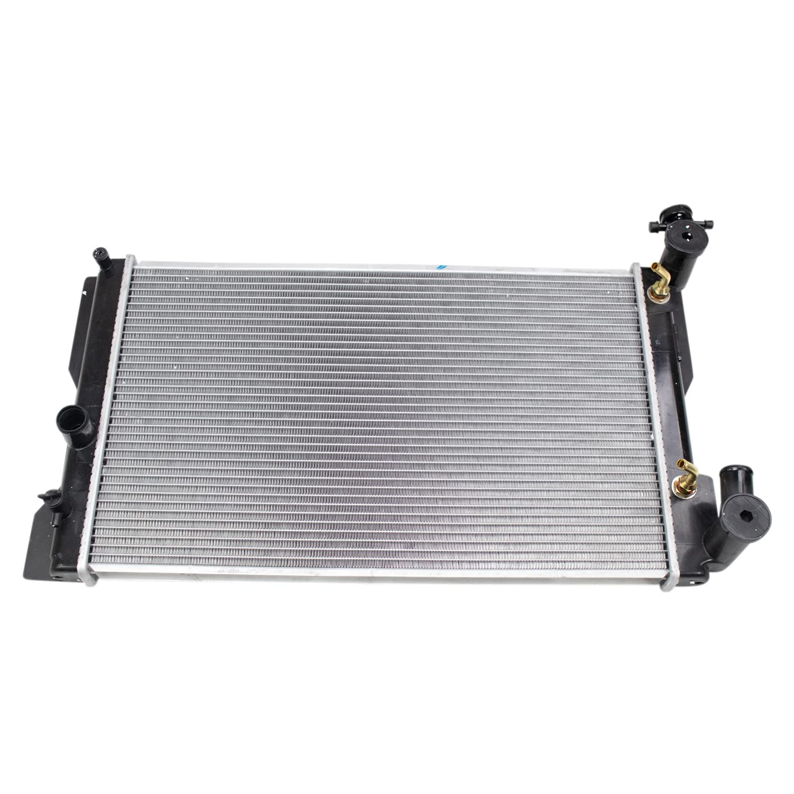 Trq Radiator Assembly Aluminum Core Compatible With 09-10 Pontiac Vibe Toyota Corolla 09-13 Matrix Cu13049 To3010324