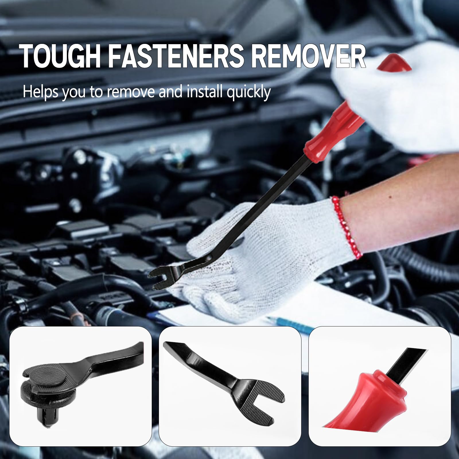 UNIGT Push Type Retainer Fender Liner Clips Compatible with Nissan/Infiniti Front Bumper Plastic Fasteners Replace 01553-05323,