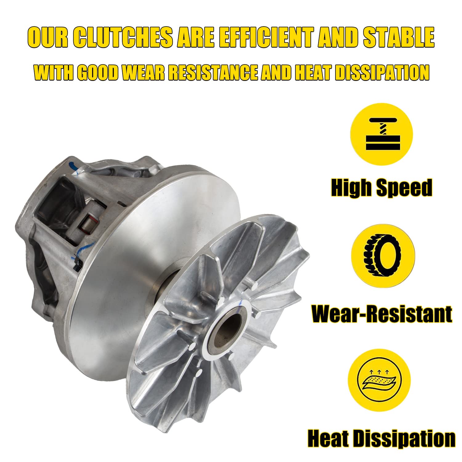 Primary Drive Clutch Compatible with Polaris Sportsman 500 Magnum 325 330 SCRAMBLER 400 500 etc, Replaces 1321476 1321468 132197