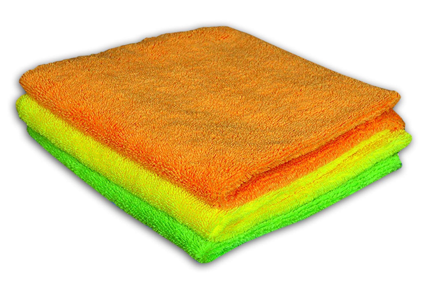 VRCT Microfiber Car Cleaning, Detailing and Polishing Cloth, 30x40cm (Multicolour) (Set of 6)