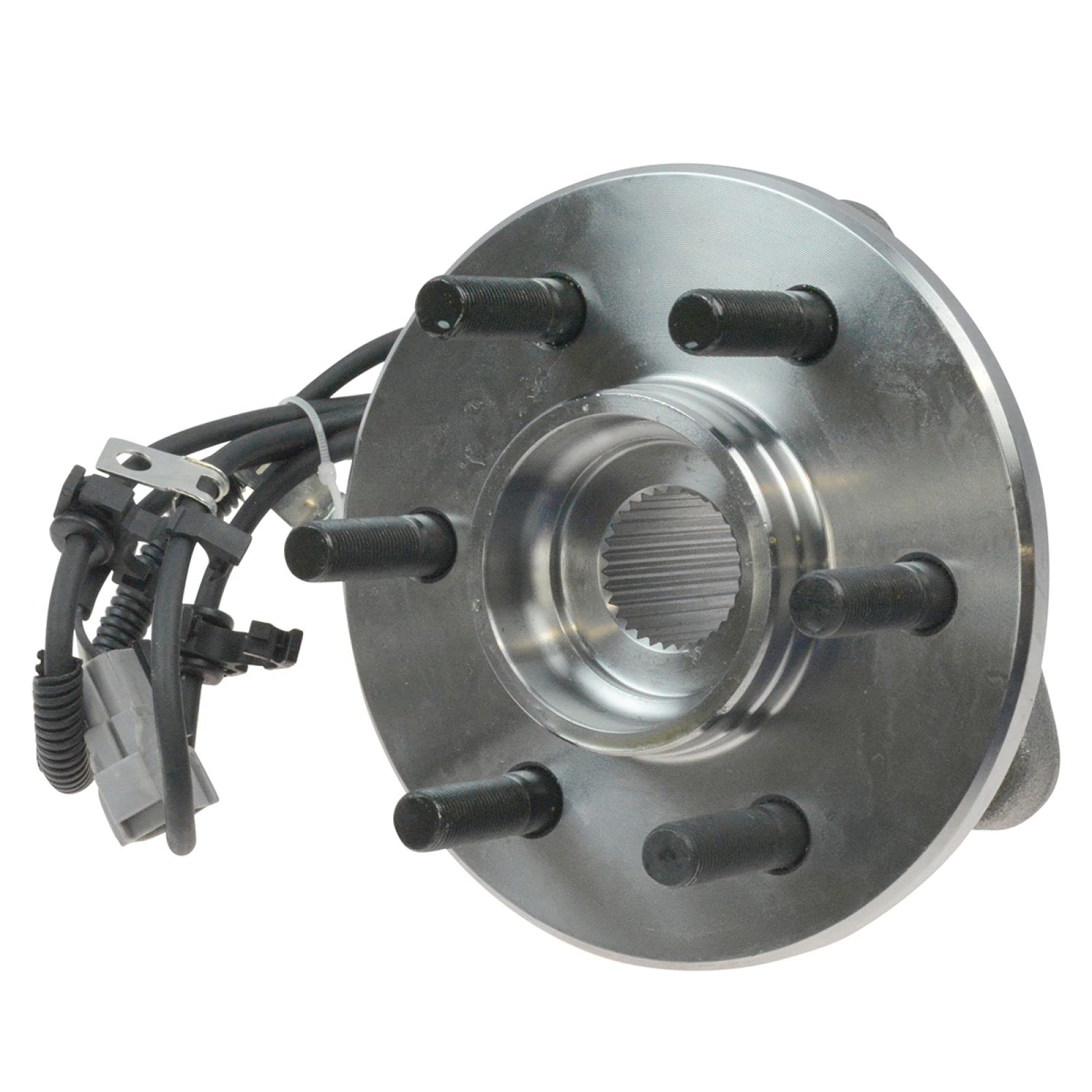 Trq Front Passenger Side Wheel Bearing & Hub Assembly 4Wd With Abs Sensor Compatible With 1997-2004 Dodge Dakota 1998-2003 Duran