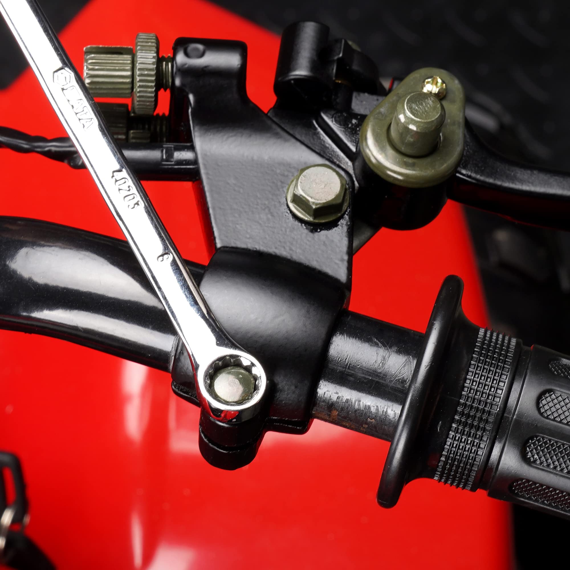 WEIYINGSI Dual Cable Wire Right Brake Lever for ATV Quad & E-Bike - Durable Metal Construction