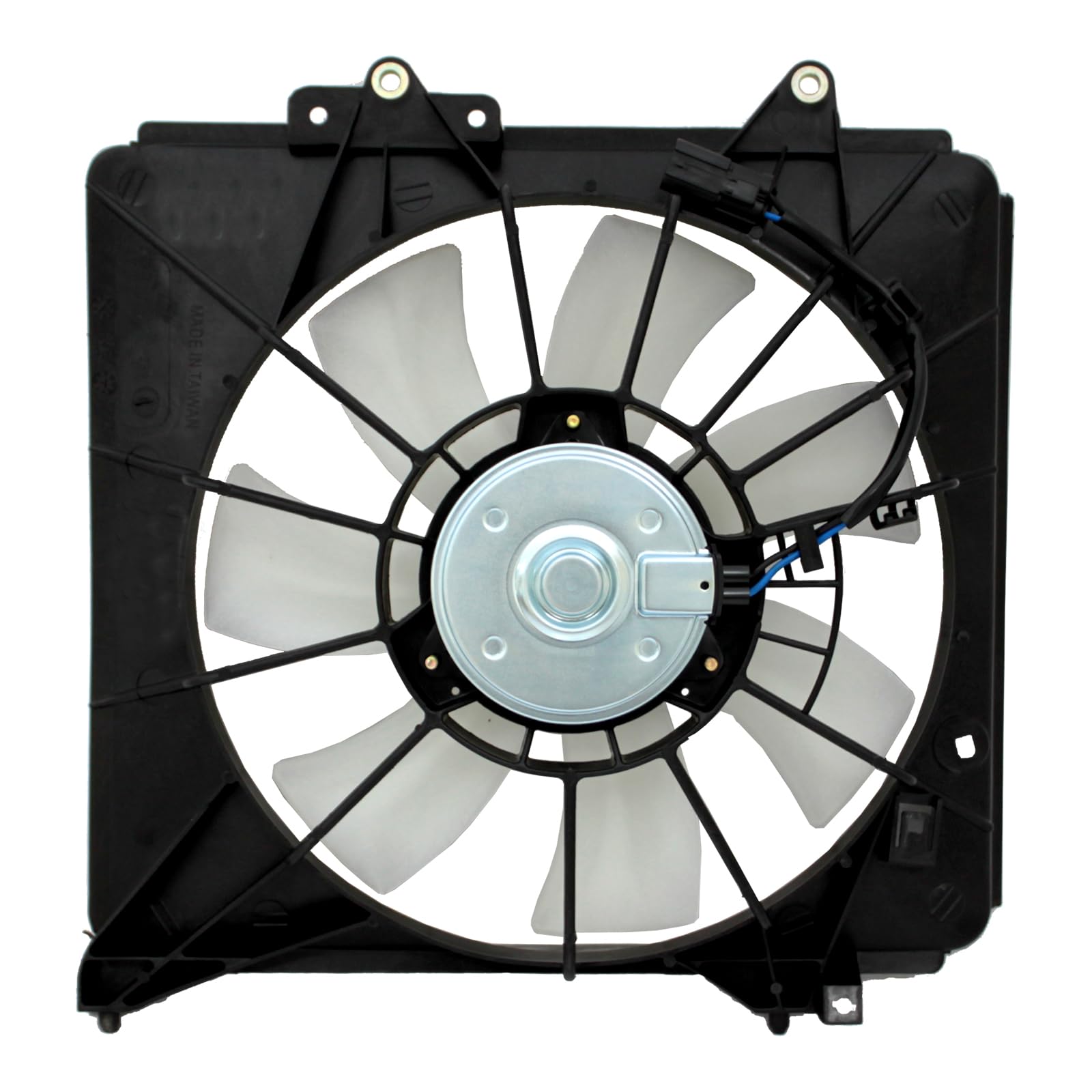 TYG Upgraded Cooling Fan Assembly for 2009-2014 Honda FIT 1.5L | Racing-Level OE Replacement Engine Radiator for 38611-RBB-003/3