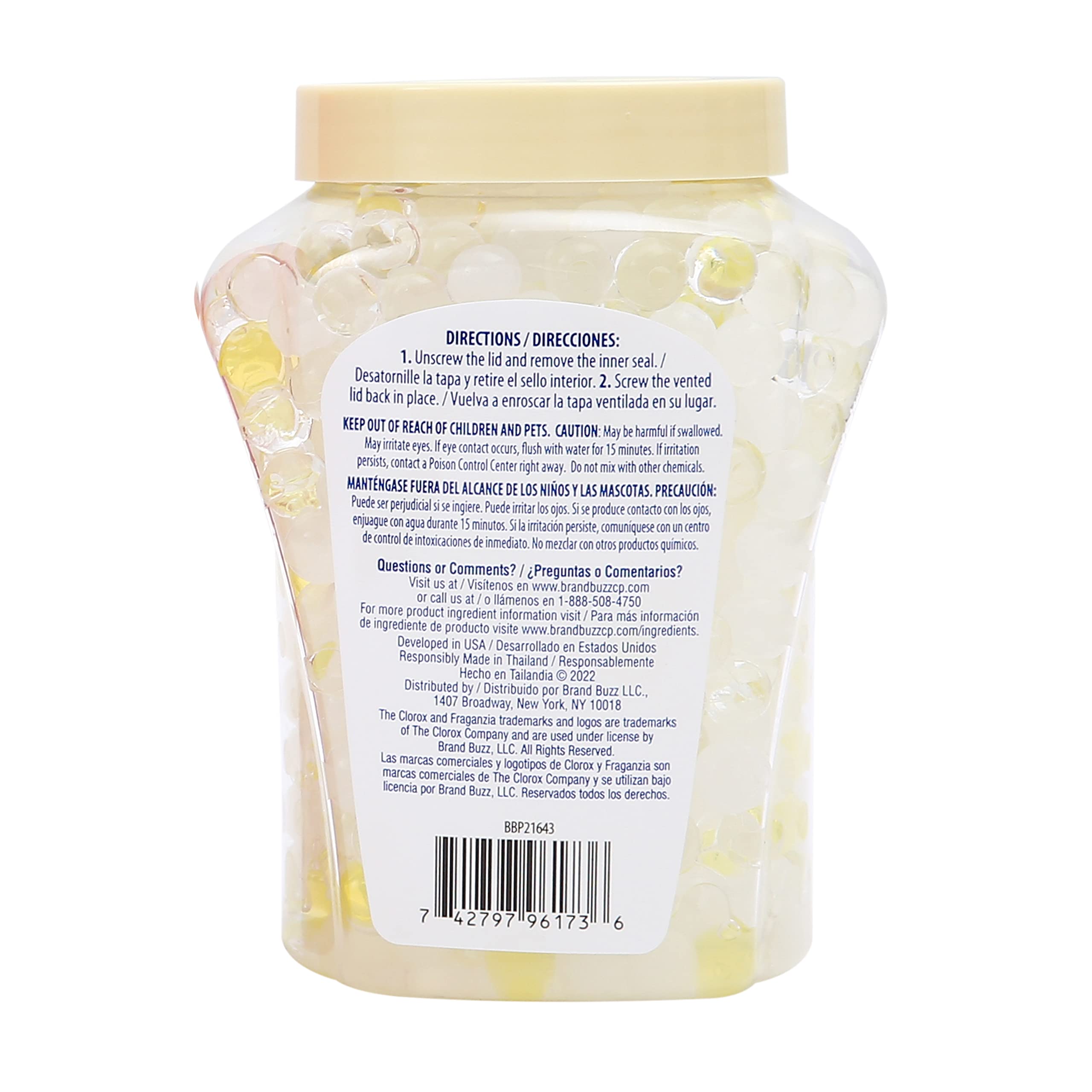 Clorox Fraganzia Air Freshener Crystal Beads Coconut Colada 12oz | Long-Lasting Air Freshener Beads 12 Ounces | Easy to Use Vent