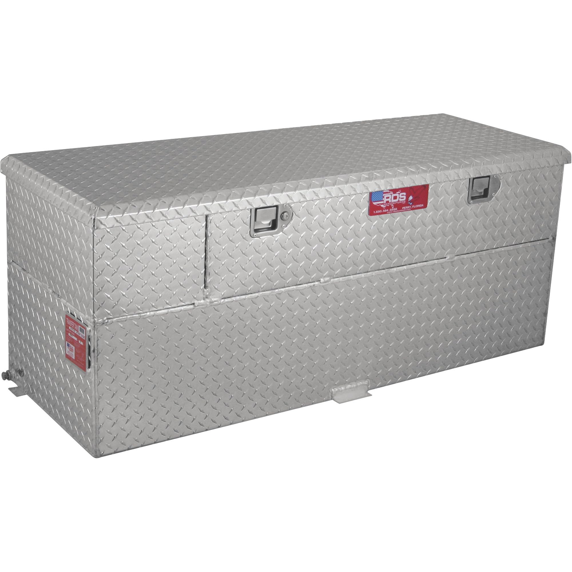 Rds Mfg Inc Fuel Transfer/Auxiliary Tank/Toolbox Combo With 8 Gpm Pump - 60-Gal. Capacity