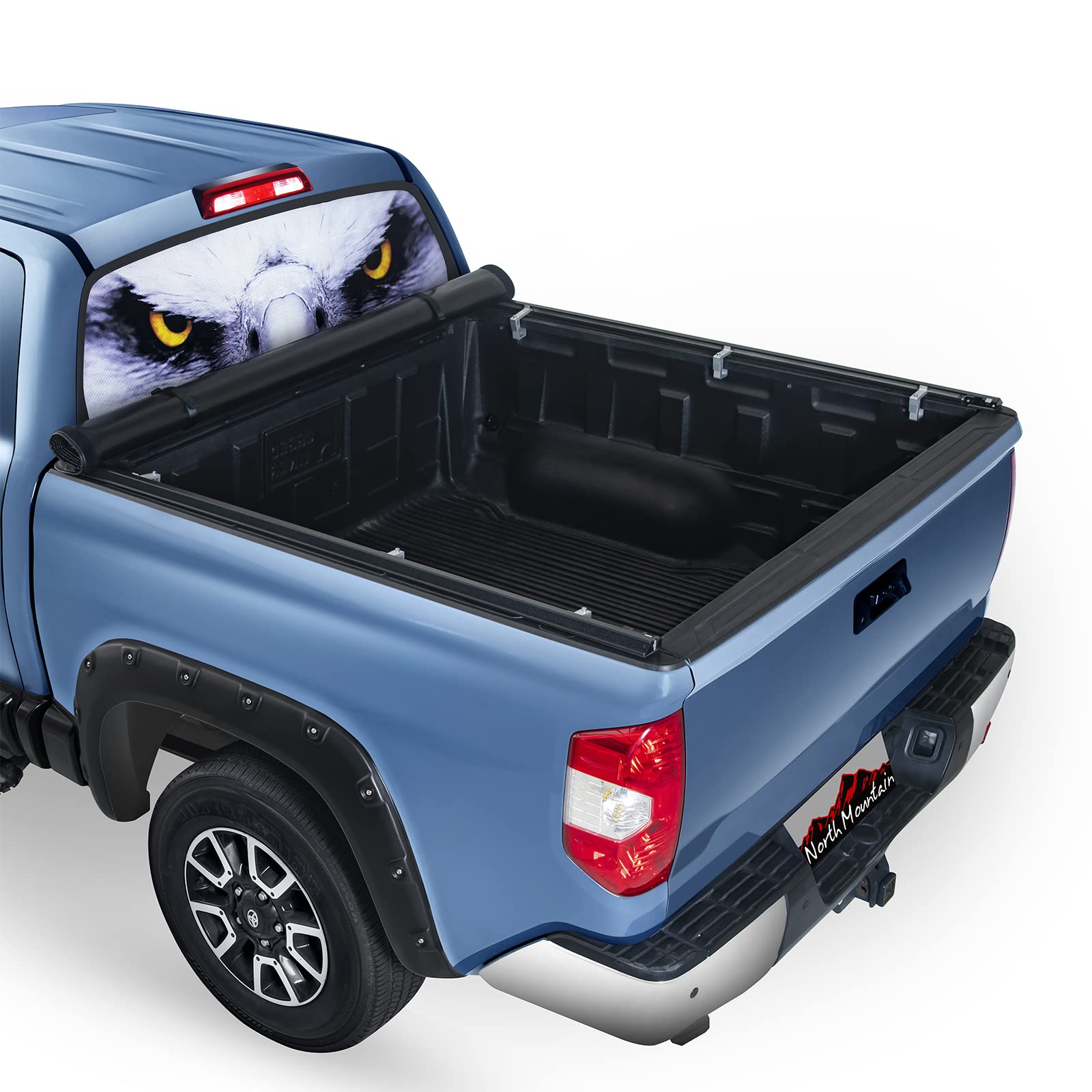 North Mountain Soft Roll Up Truck Tonneau Cover for Chevy/GMC 6ft Truck Bed/Compatible with 1982-1993 Chevrolet S10 S15/GMC S10