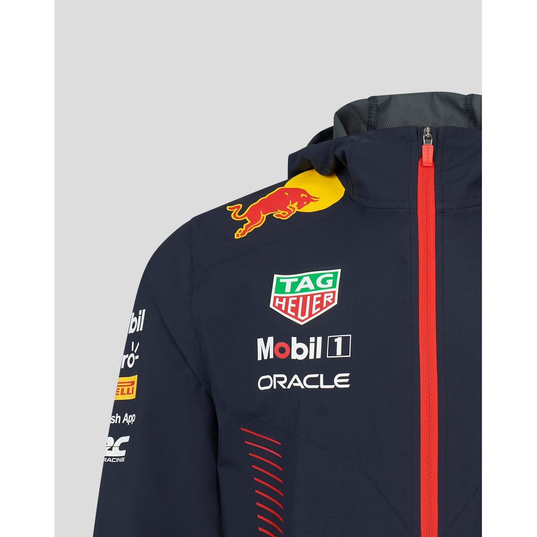 Castore Red Bull Racing F1 Rain Jacket, Medium, Polyester, Night Sky, Model TU2643
