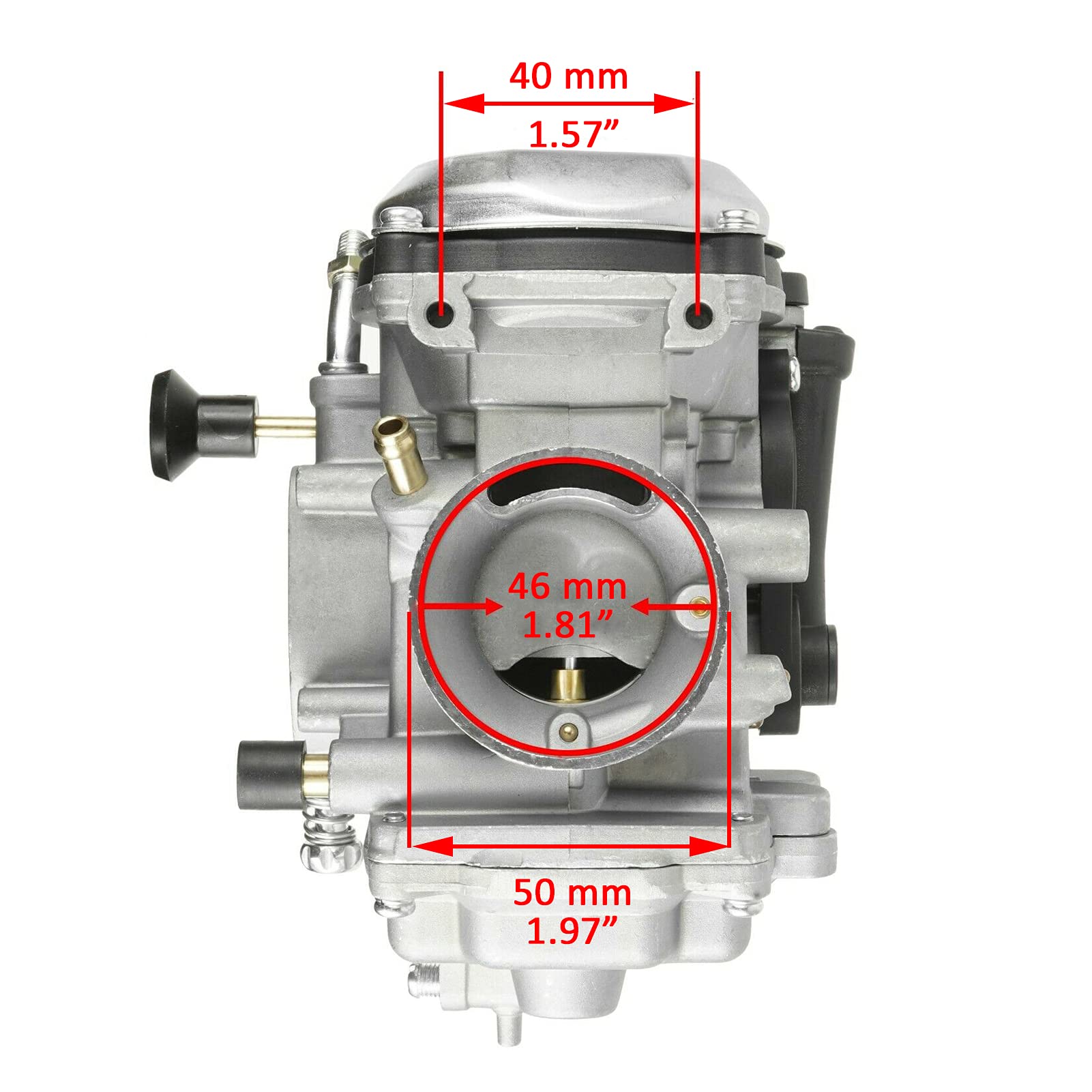 Motorcarb Carburetor for Yamaha Wolverine 350 & Big Bear 350, Model 4KB-14901-10-00, ATV Quad Replacement Part