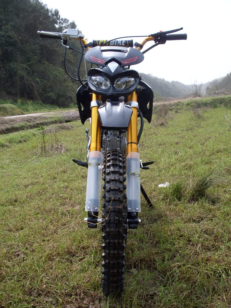 YLQYYH Motorcycle Front Shock Absorber 650mm Inverted Forks Golden for CRF50 XR SDG SSR Pit Bikes