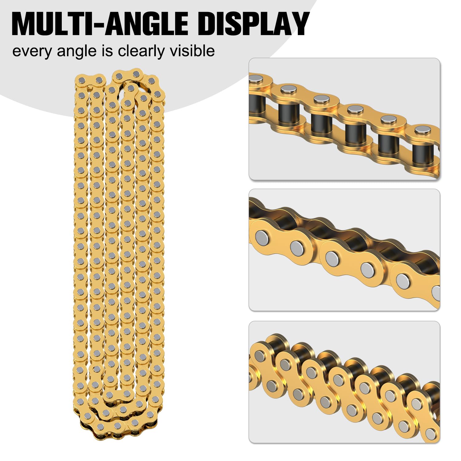 CILOYU Mini Bike Chain Breaker, 35 Chain, Alloy Steel, Gold, Model CO-CH35-GN, Compatible with Coleman, Baja, Motovox, Predator, Mega Moto