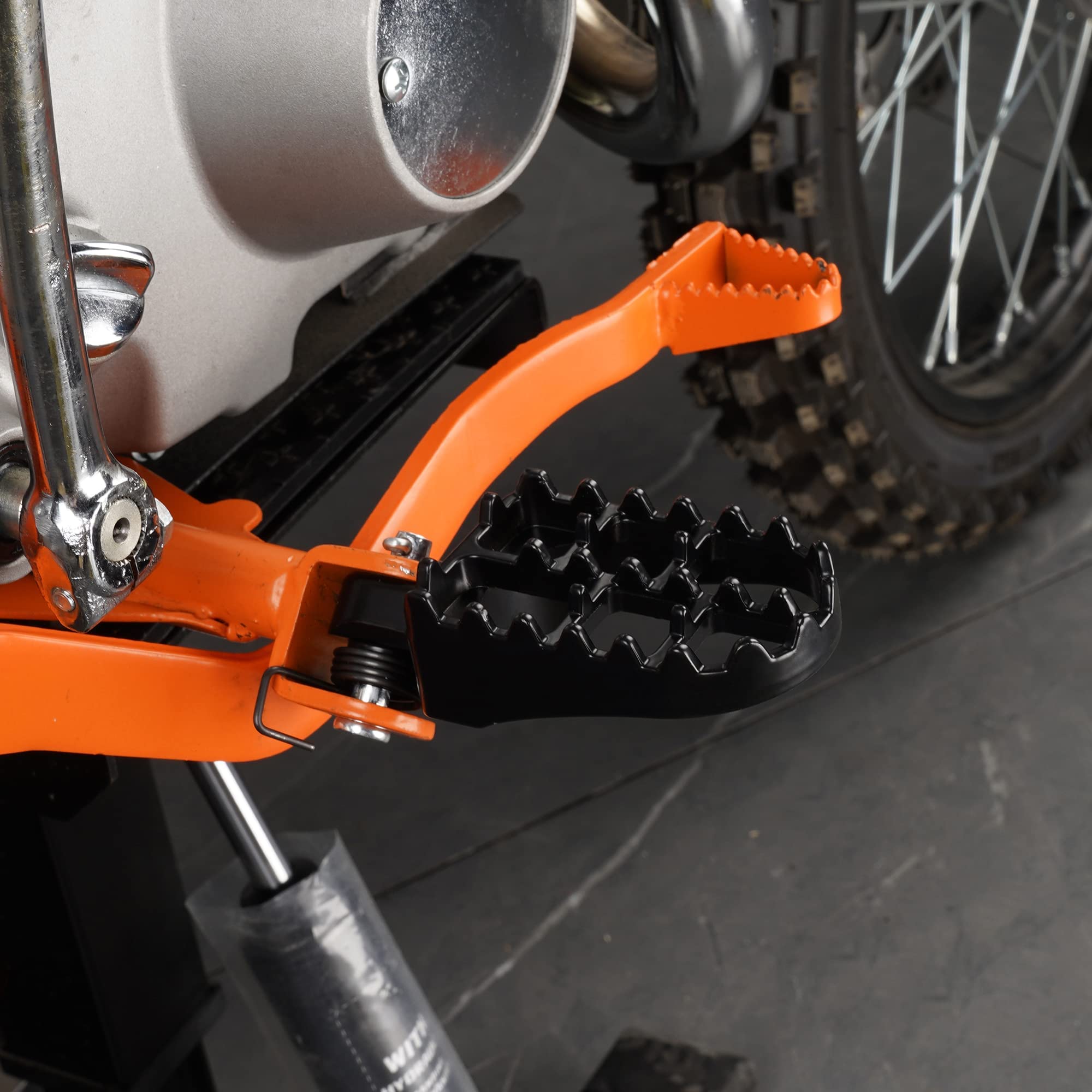 WEIYINGSI Dirt Bike Foot Pegs, Motorcycle Footpegs Pedals for 50CC 70CC 90CC 110CC 125CC Taotao PW50 PW80 TW200 XR50R CRF50 CRF7