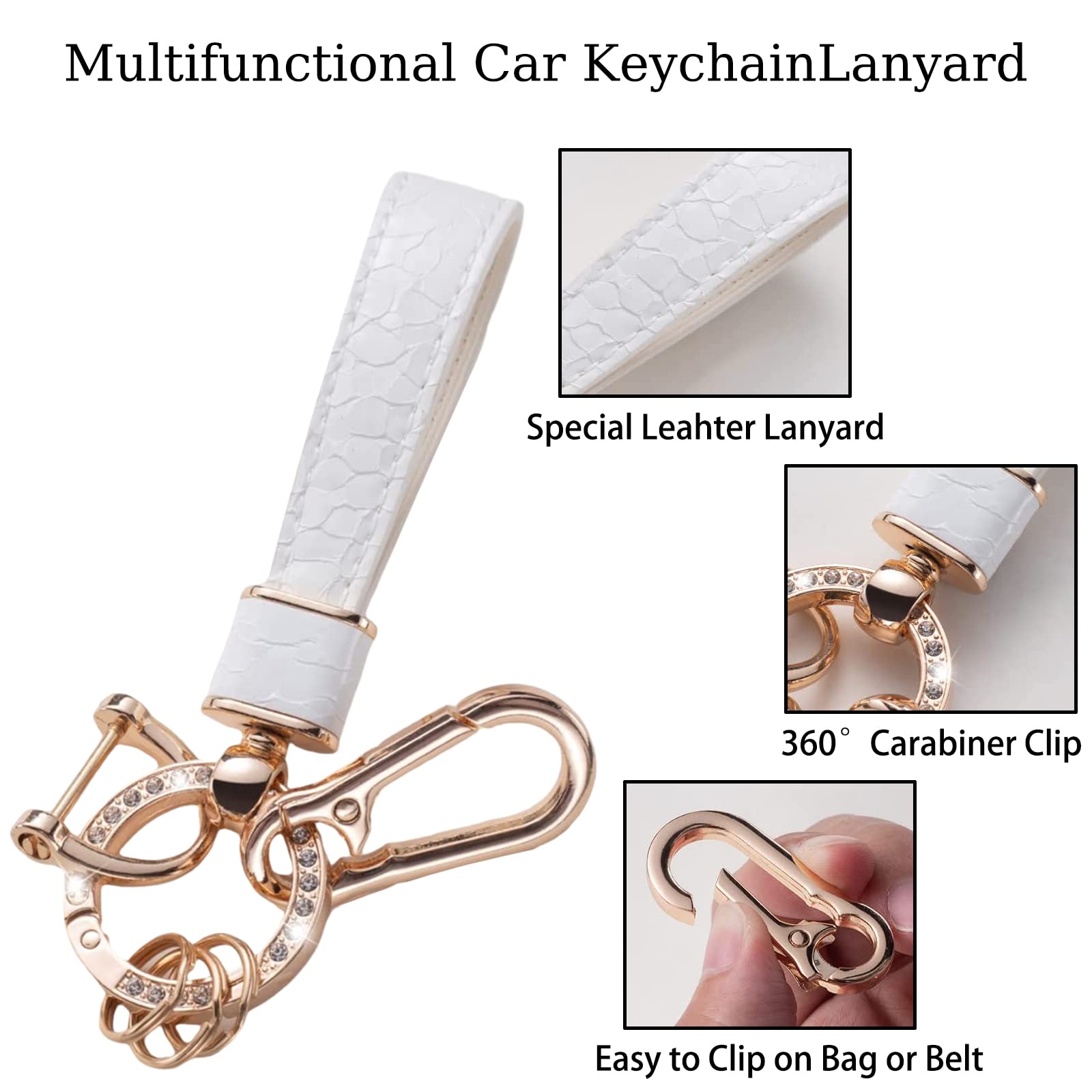 Cacarlike For Benz Key Fob Cover With Benz Keychain, Car Key Fob Case Compatible With A-Class C-Class G-Class 2017-2021 E-Class