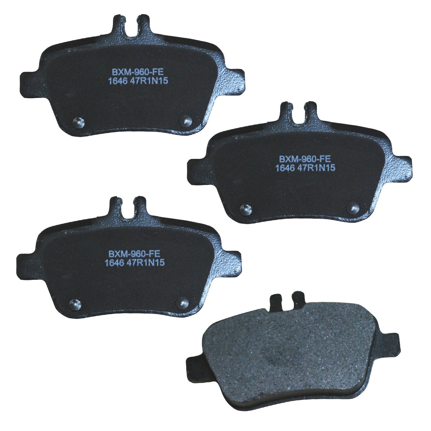 Bendix Premium Sbm1646 Rear Brake Pads For Qx30,Benz A180,A200,A250,B180,B250,B250E,B Electric Drive,Cla180,Cla200,Cla250,E300,G