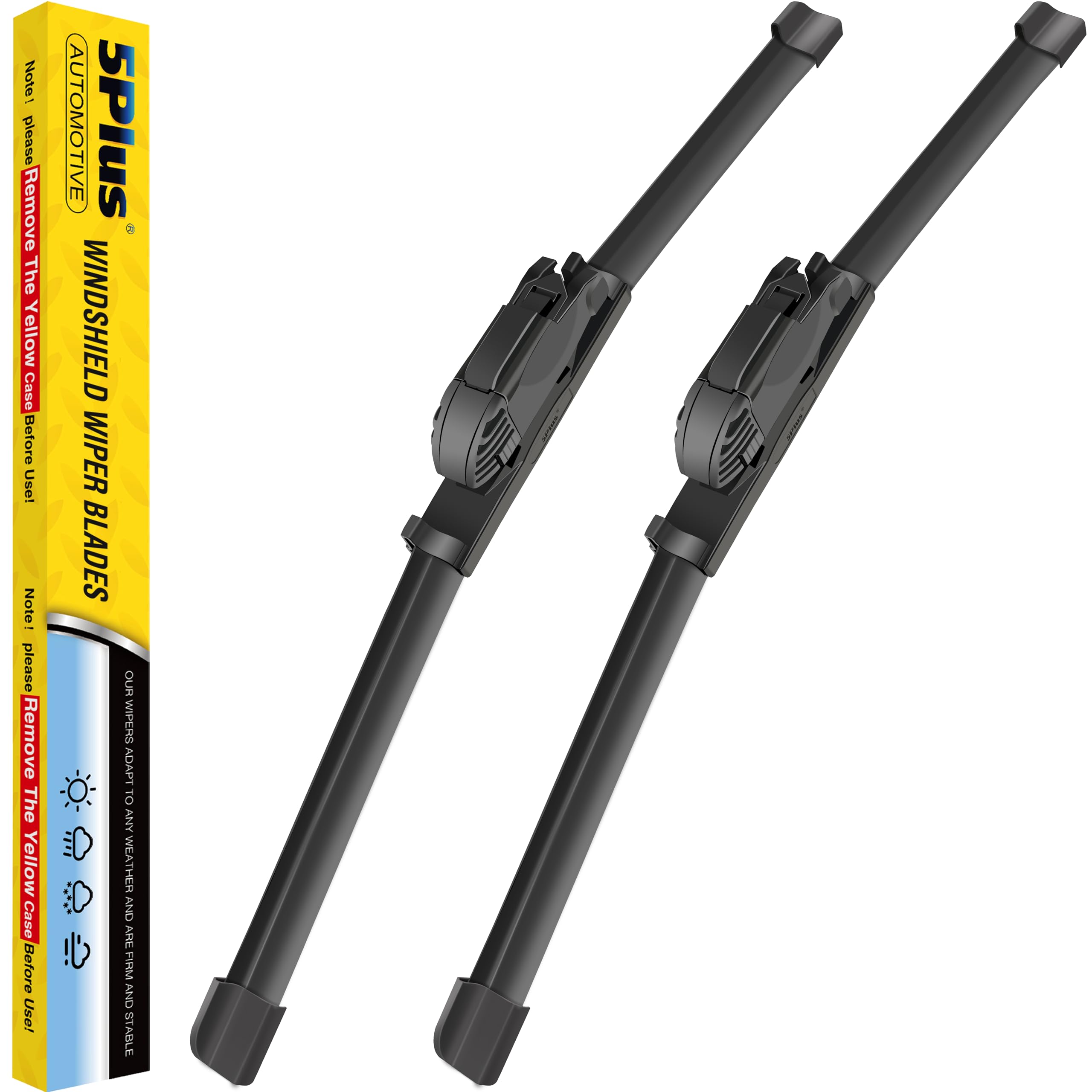 5 Plus 18'' Windshield Wipers(Set Of 2) Replacement For 2011-1999 Ford Ranger/Mazda Mx-5 Miata 2015-1999/Chevy Hhr 2011-2006/Jee