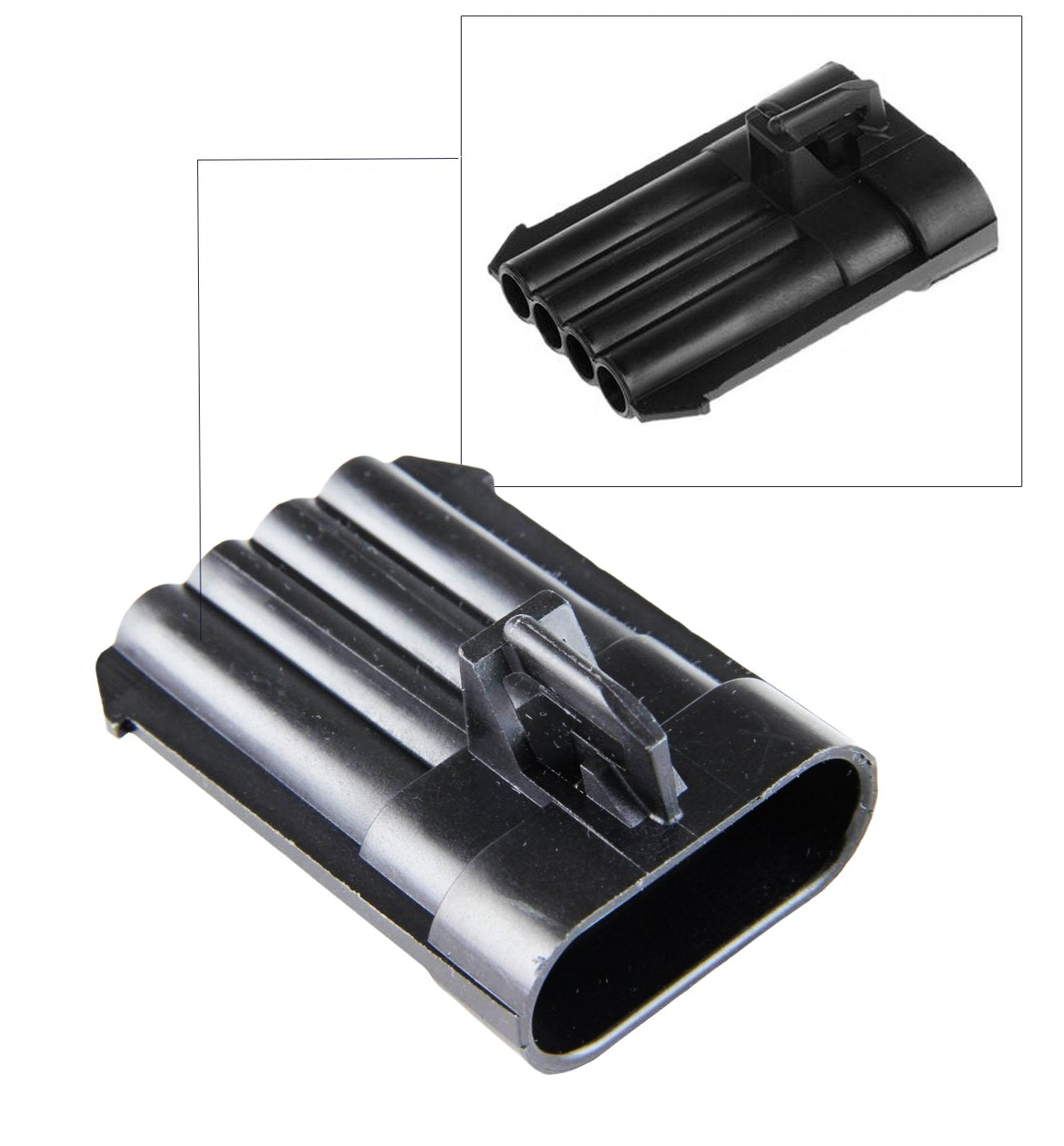 Aptiv Metri-Pack 150 Series 4-Way Connector W/16-18 Awg Sealed Waterproof Set