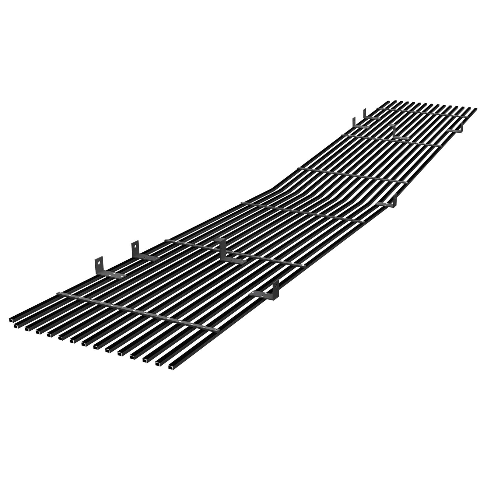 APS Stainless Steel Black Billet Front Grill Insert for Chevy GMC C K Pickup/Suburban 1981-1987, Model C85202H