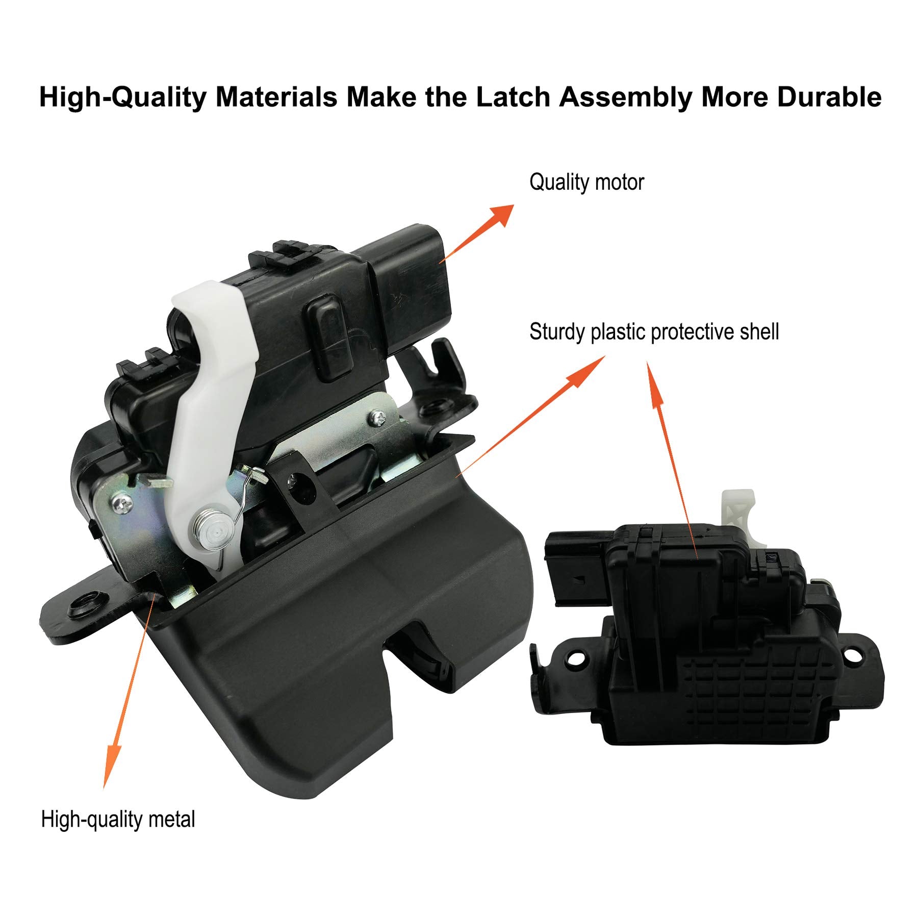 81230-C5000 Trunk Lock Fit For Kia Sorento 2016-2020, Rear Tailgate Lock Latch Liftgate Actuator