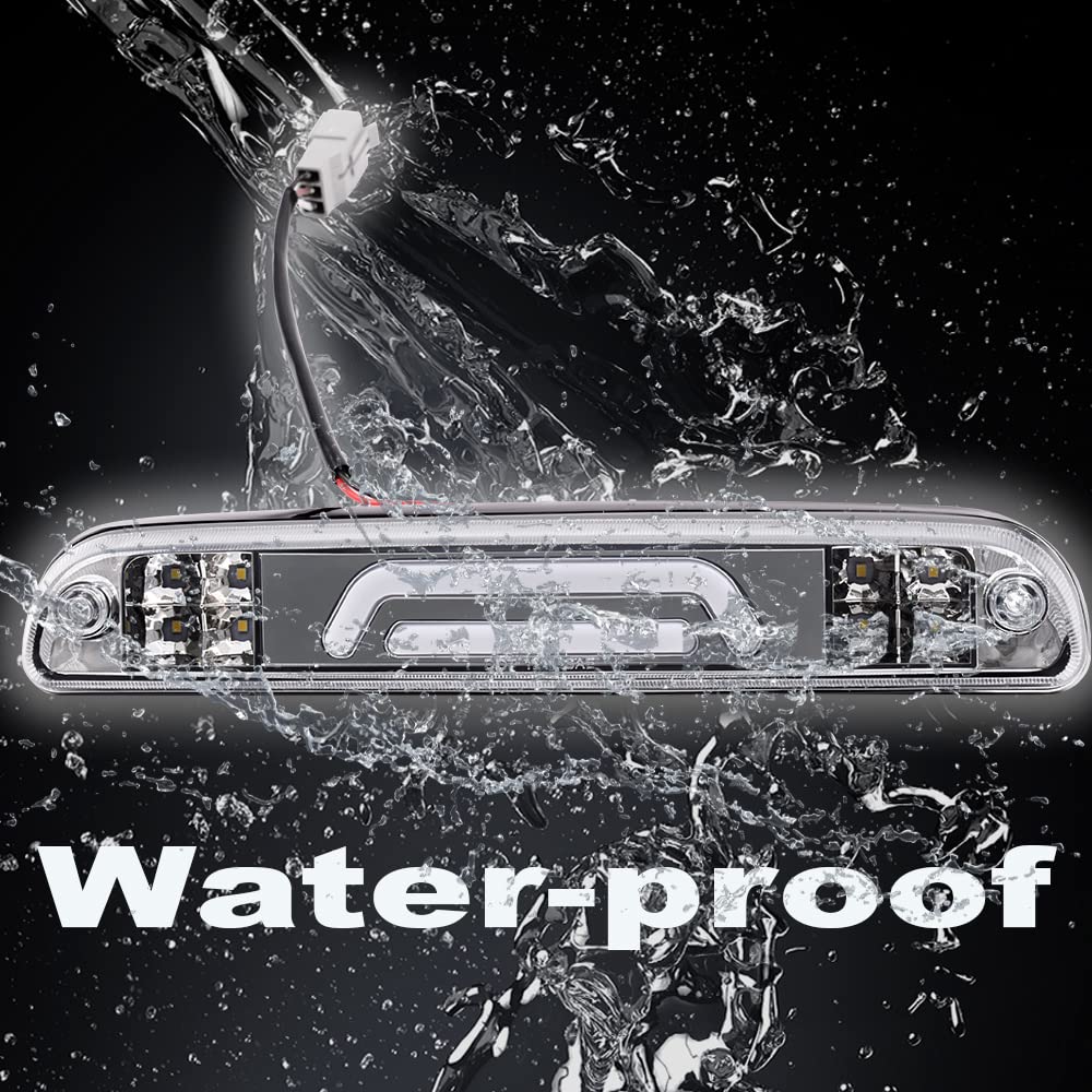 G-Plus Rear Led Third Brake Light Compatible With 1999-2016 Ford F250 F350 F450 F550 Sd Super Duty,3Rd Cargo Led Tail Lamps Clea
